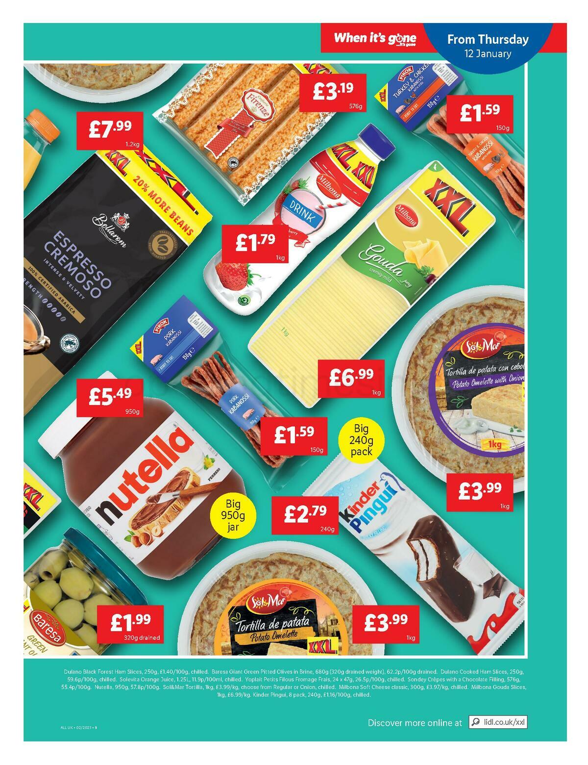 LIDL Offers from 12 January