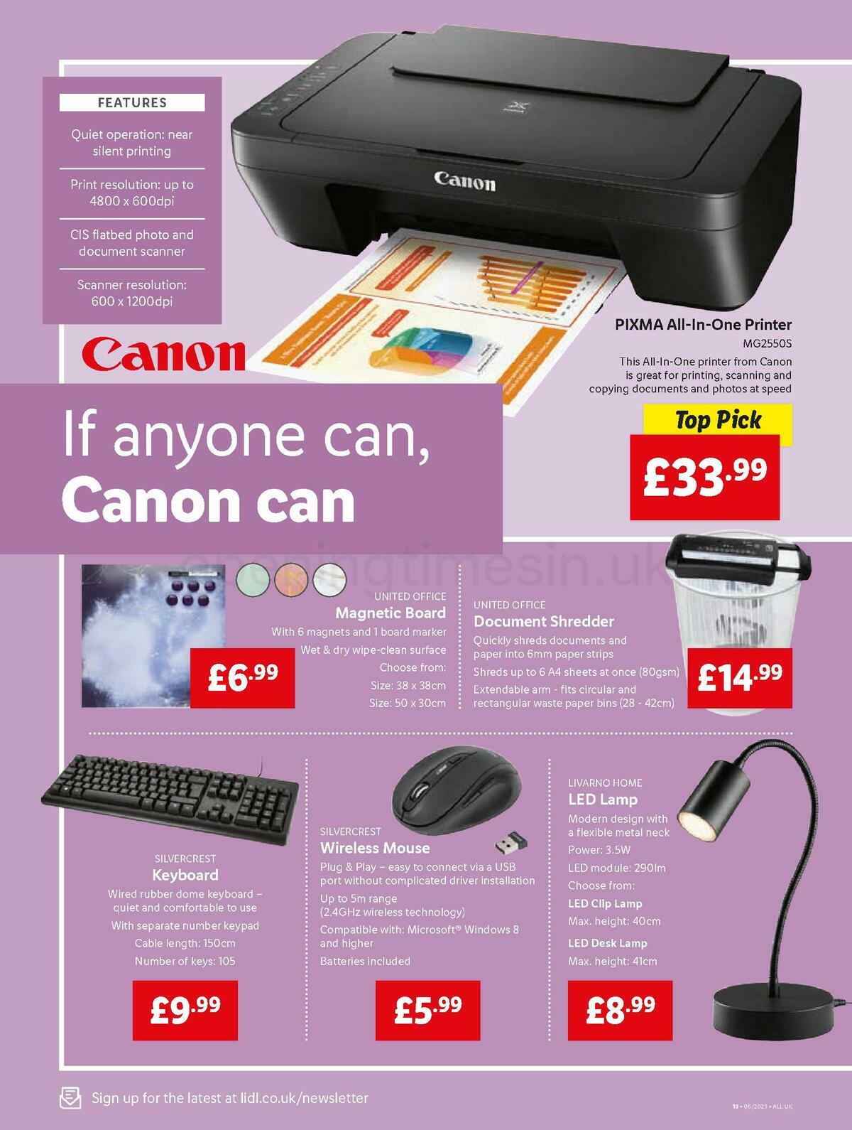 LIDL Offers from 9 February