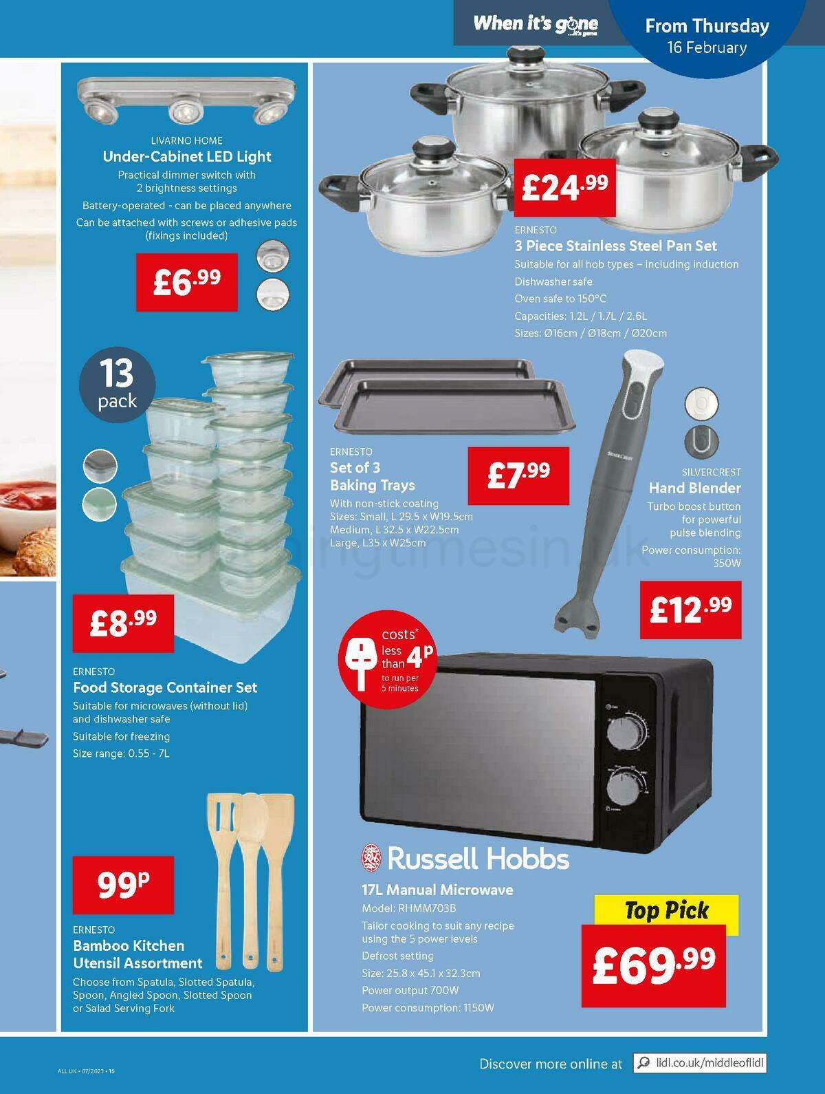 LIDL Offers from 16 February