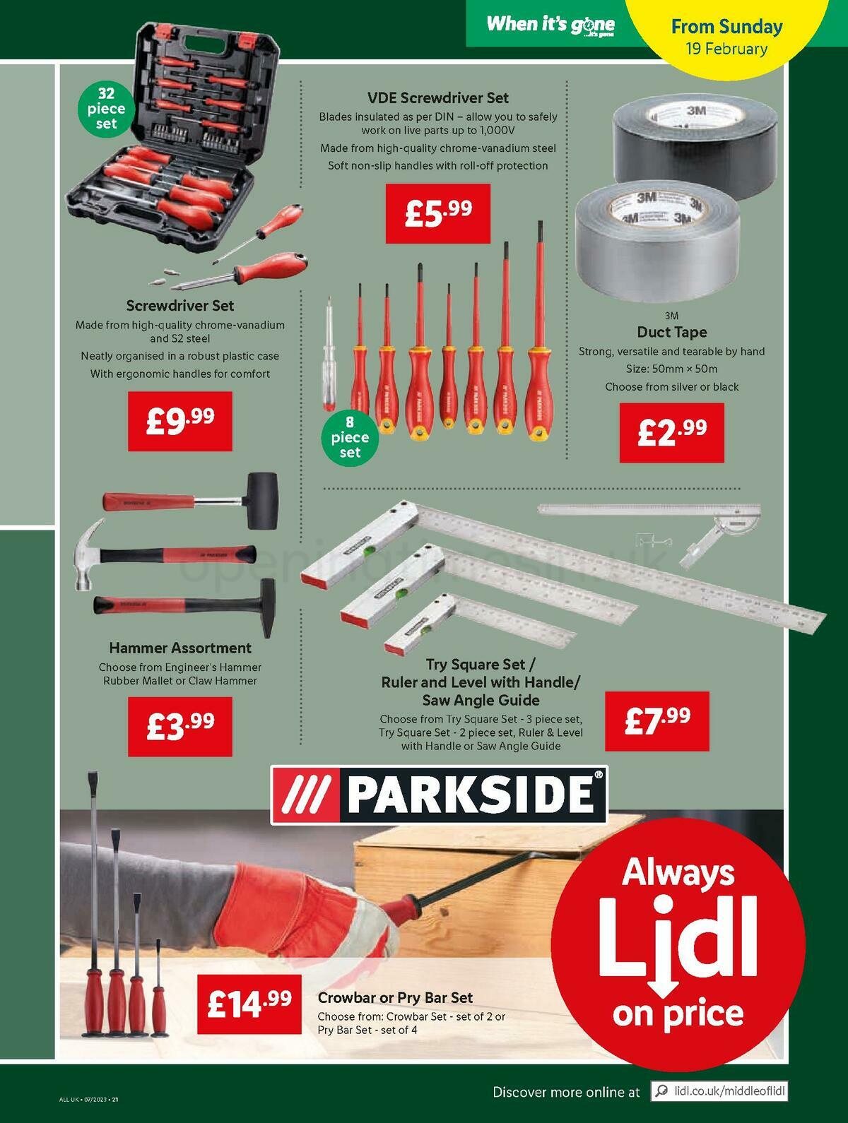 LIDL Offers from 16 February