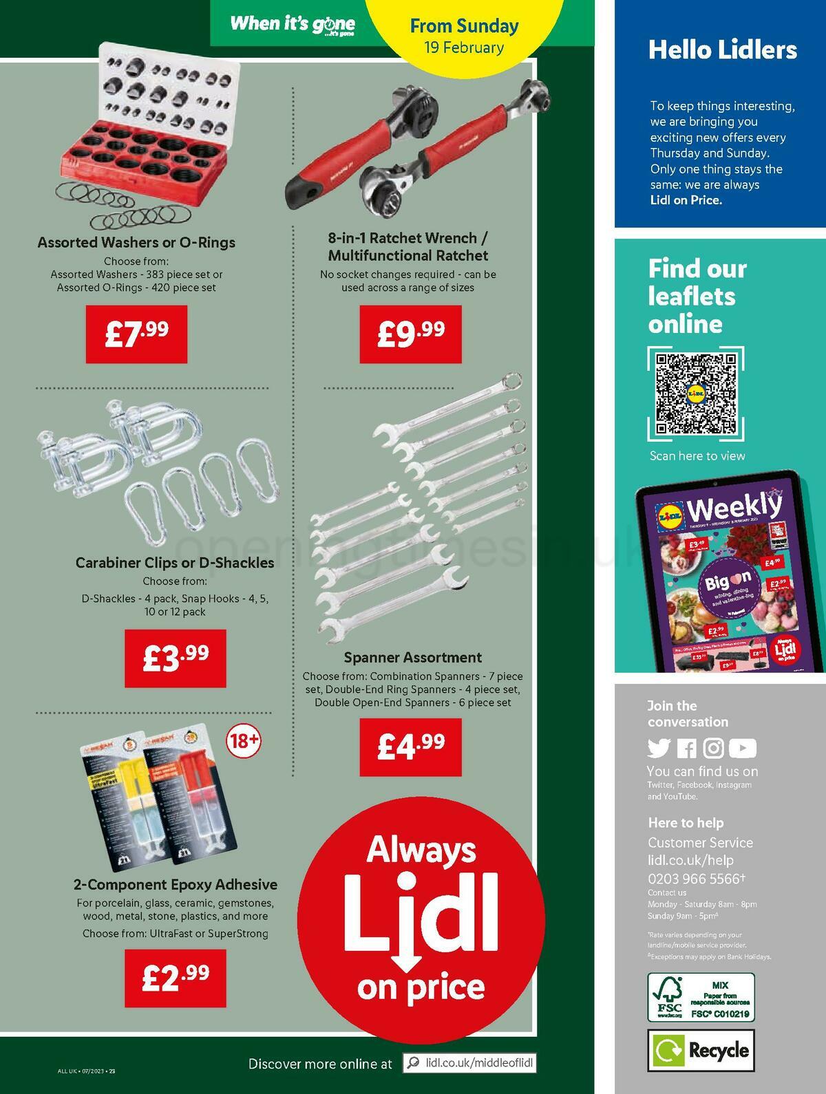 LIDL Offers from 16 February