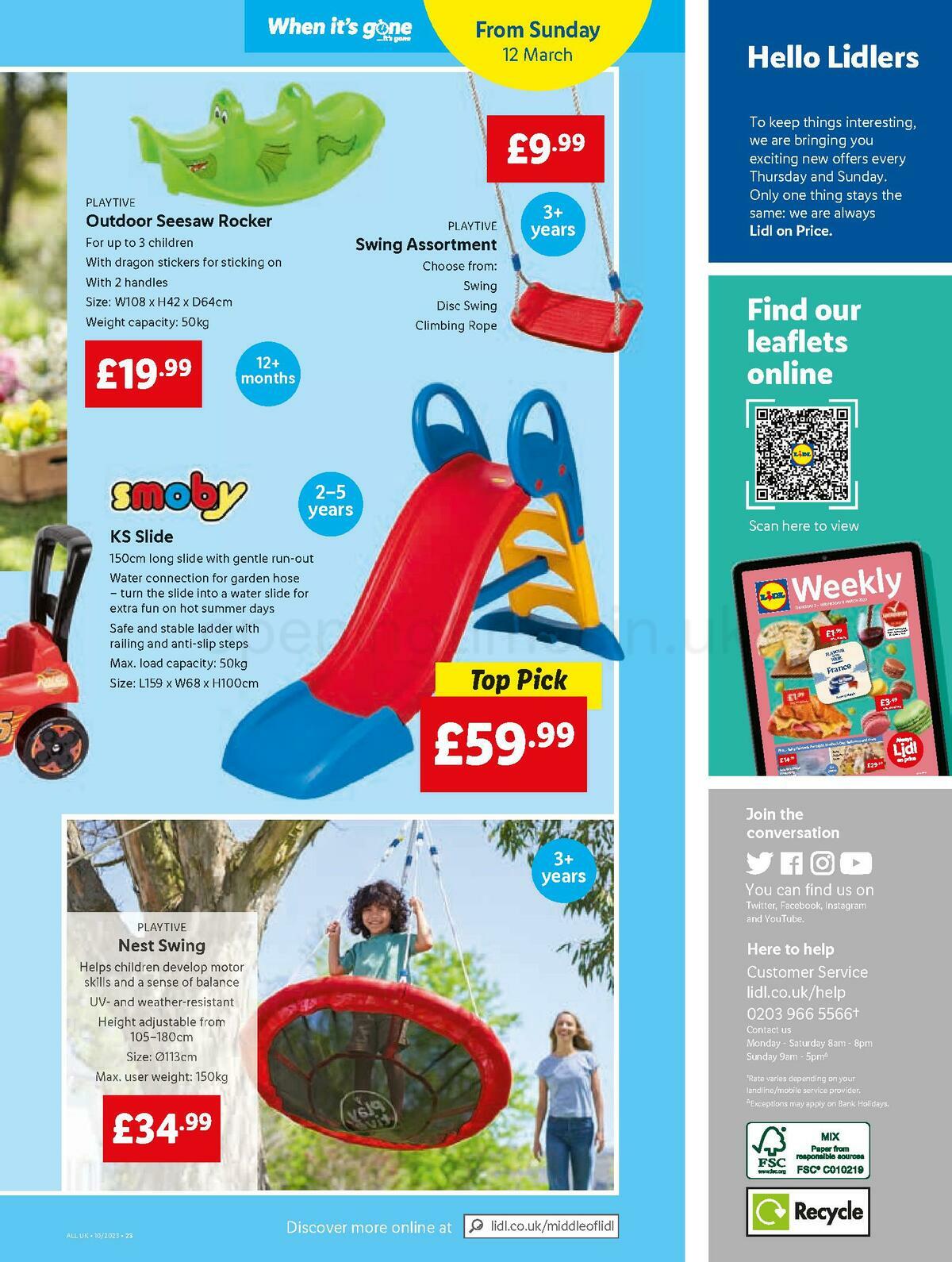 LIDL Offers from 9 March