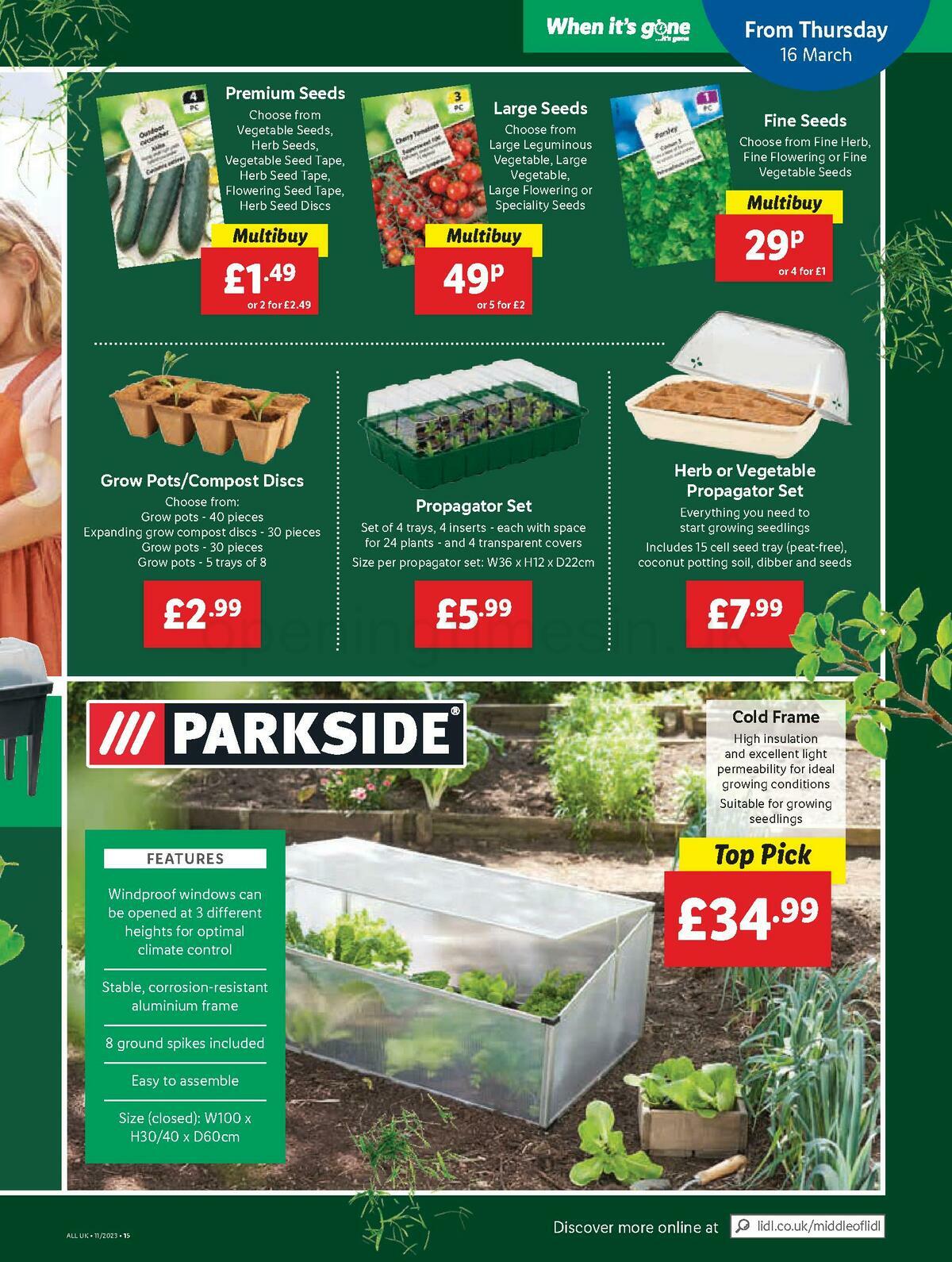LIDL Offers from 16 March
