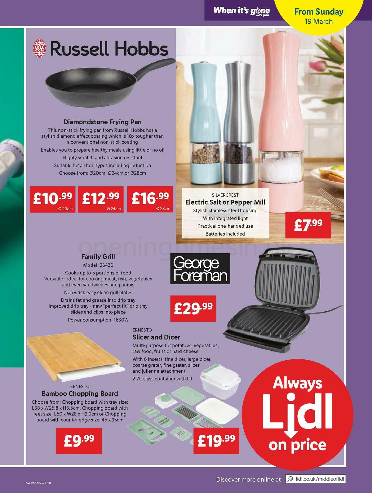LIDL Offers from 16 March