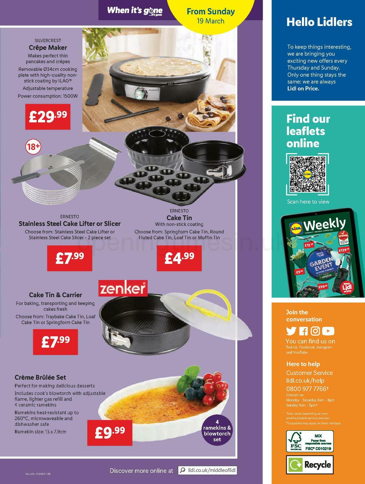 LIDL Offers from 16 March