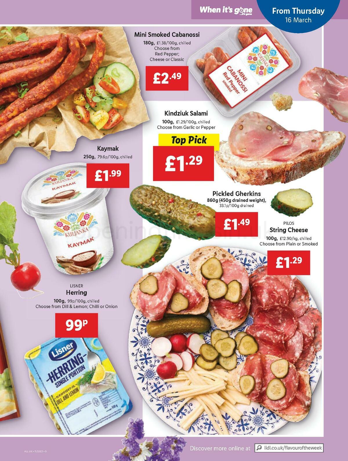 LIDL Offers from 16 March