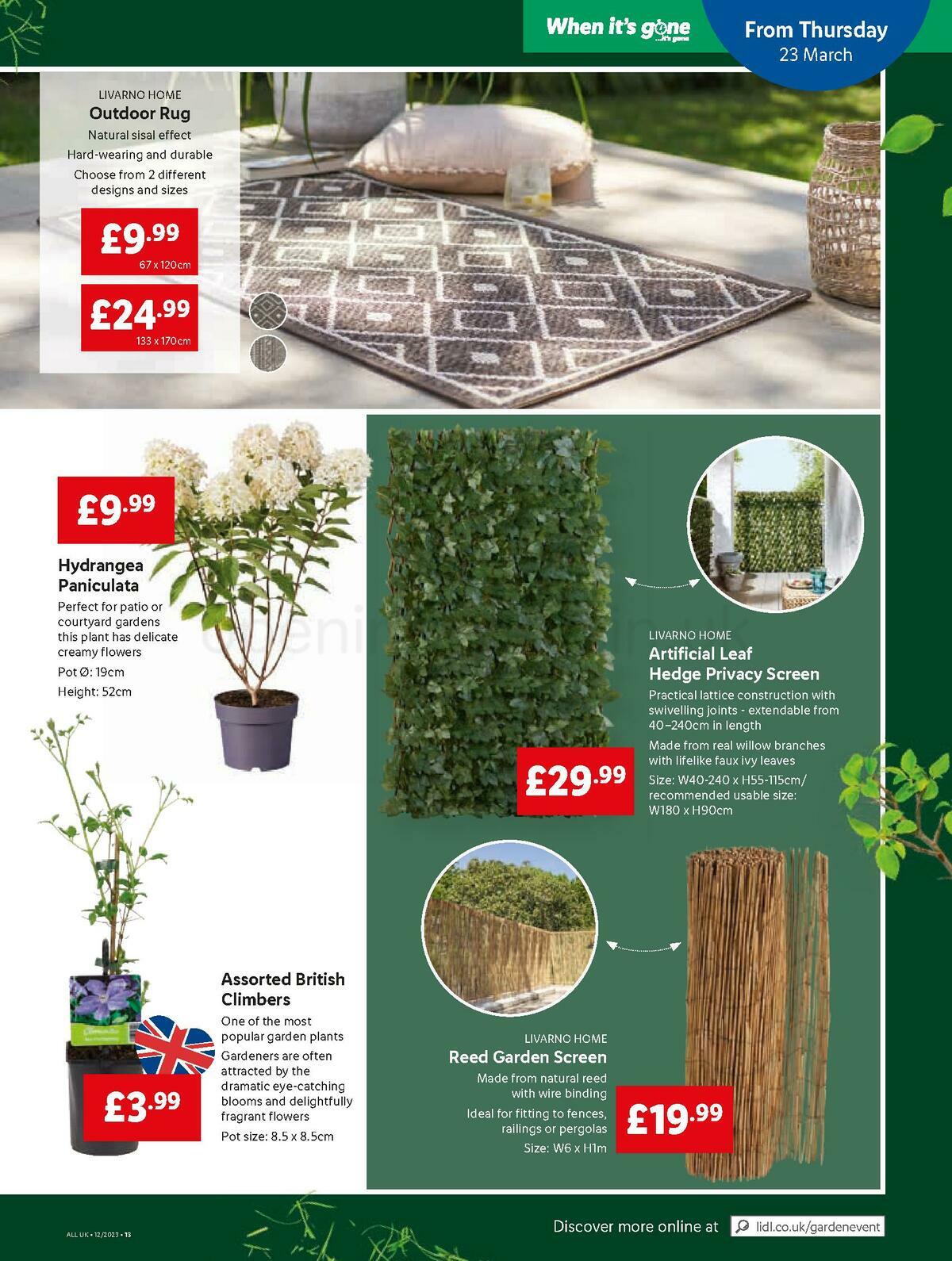 LIDL Offers from 23 March