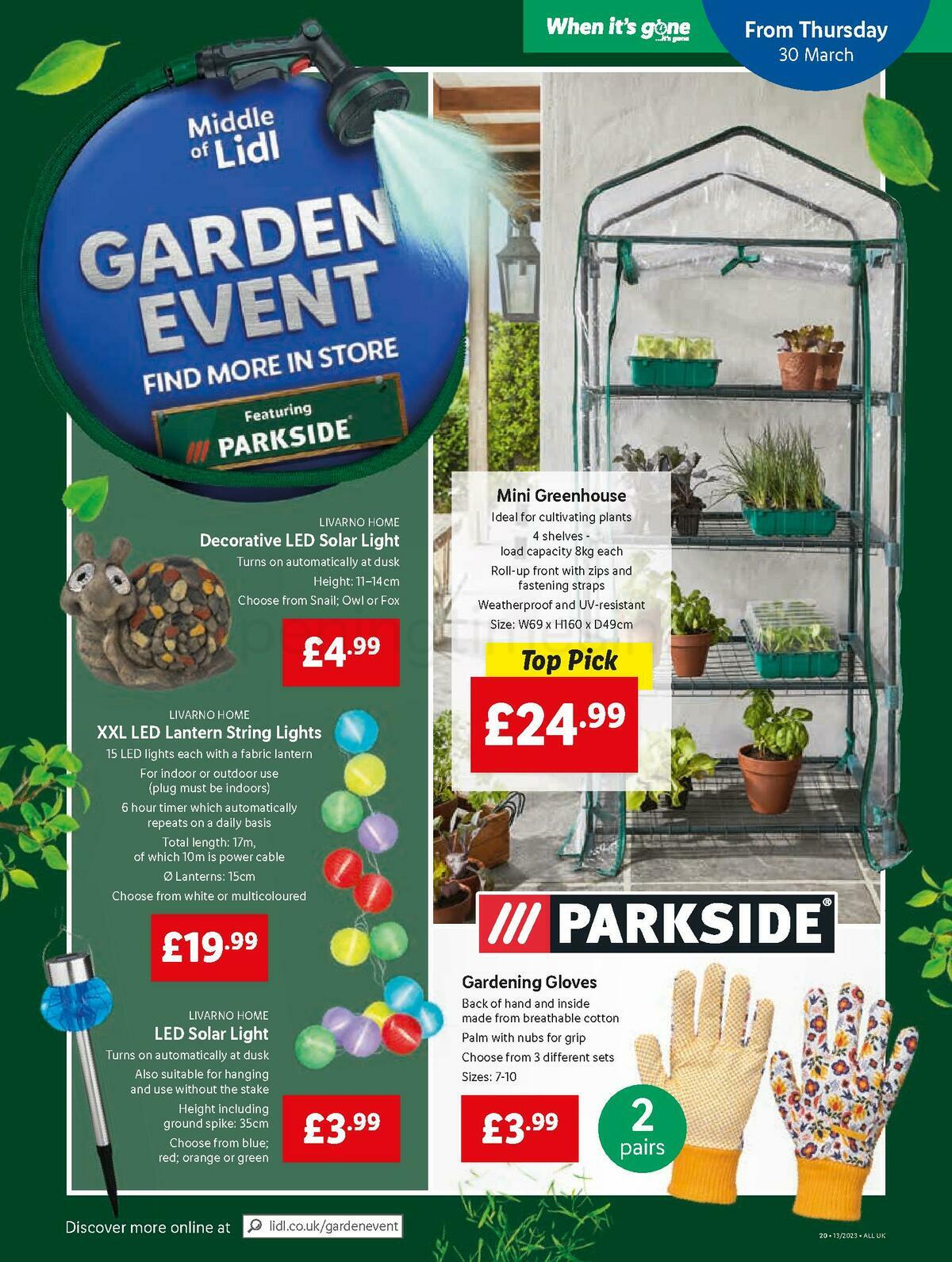 LIDL Offers from 30 March