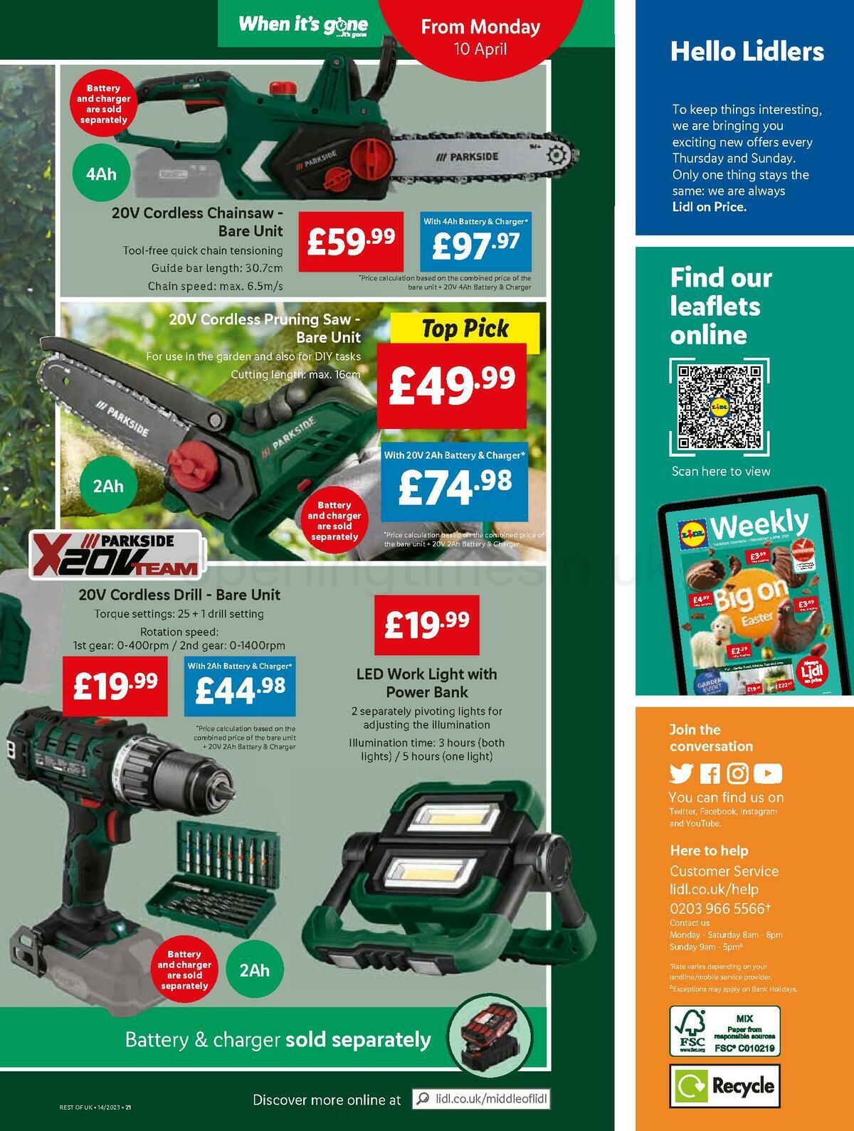 LIDL Offers from 6 April