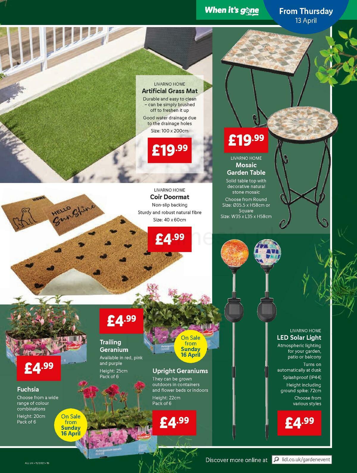 LIDL Offers from 13 April