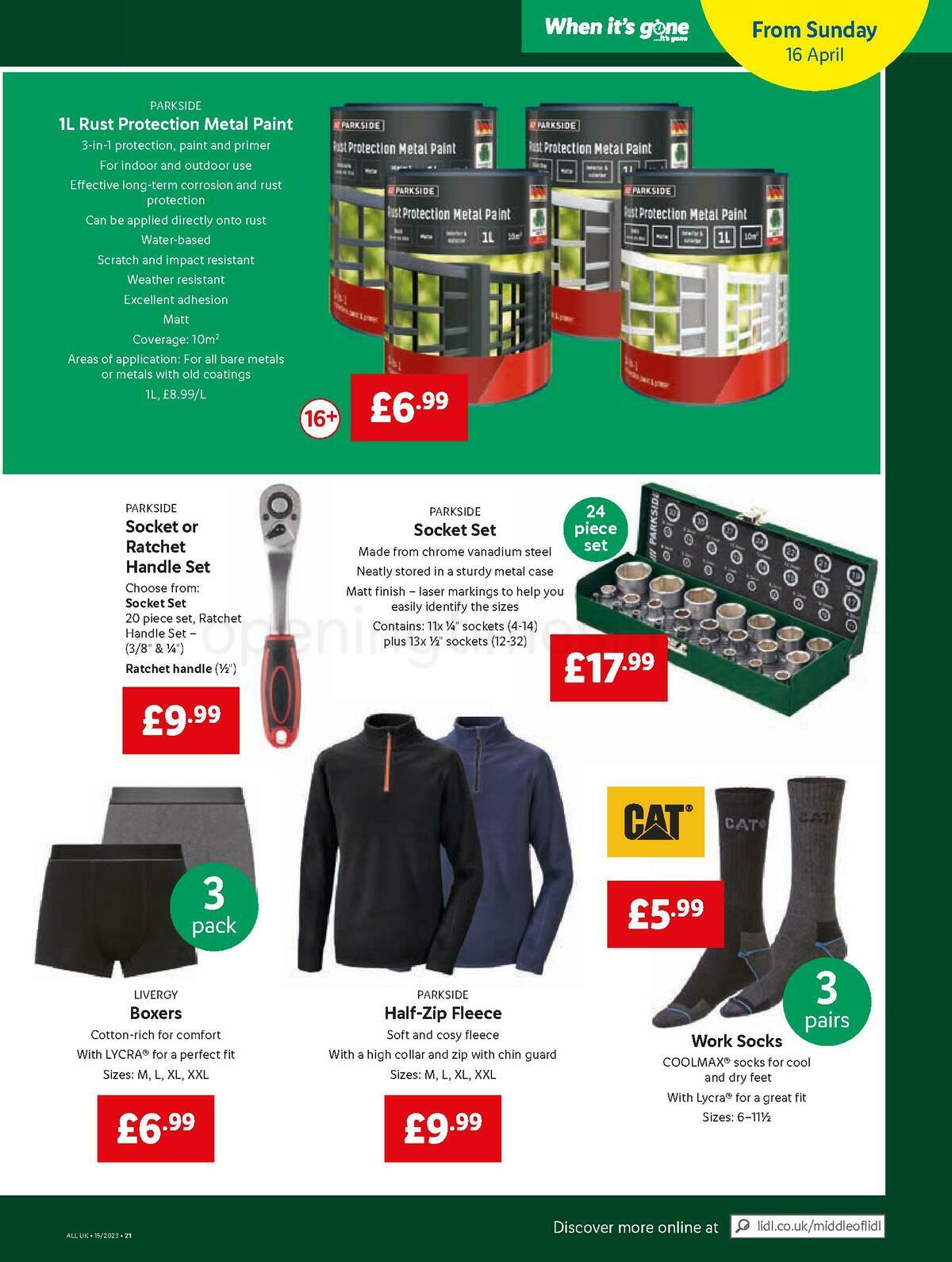 LIDL Offers from 13 April