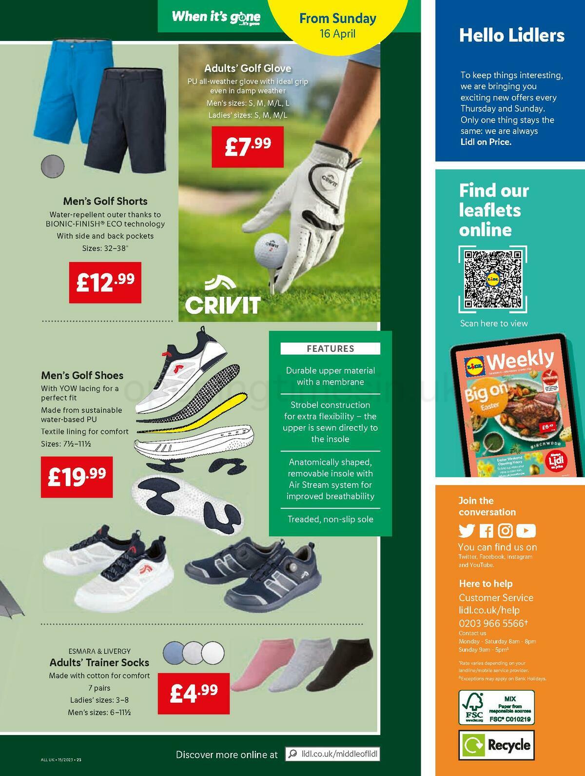 LIDL Offers from 13 April