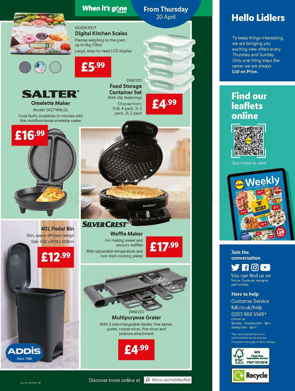 LIDL Offers from 20 April