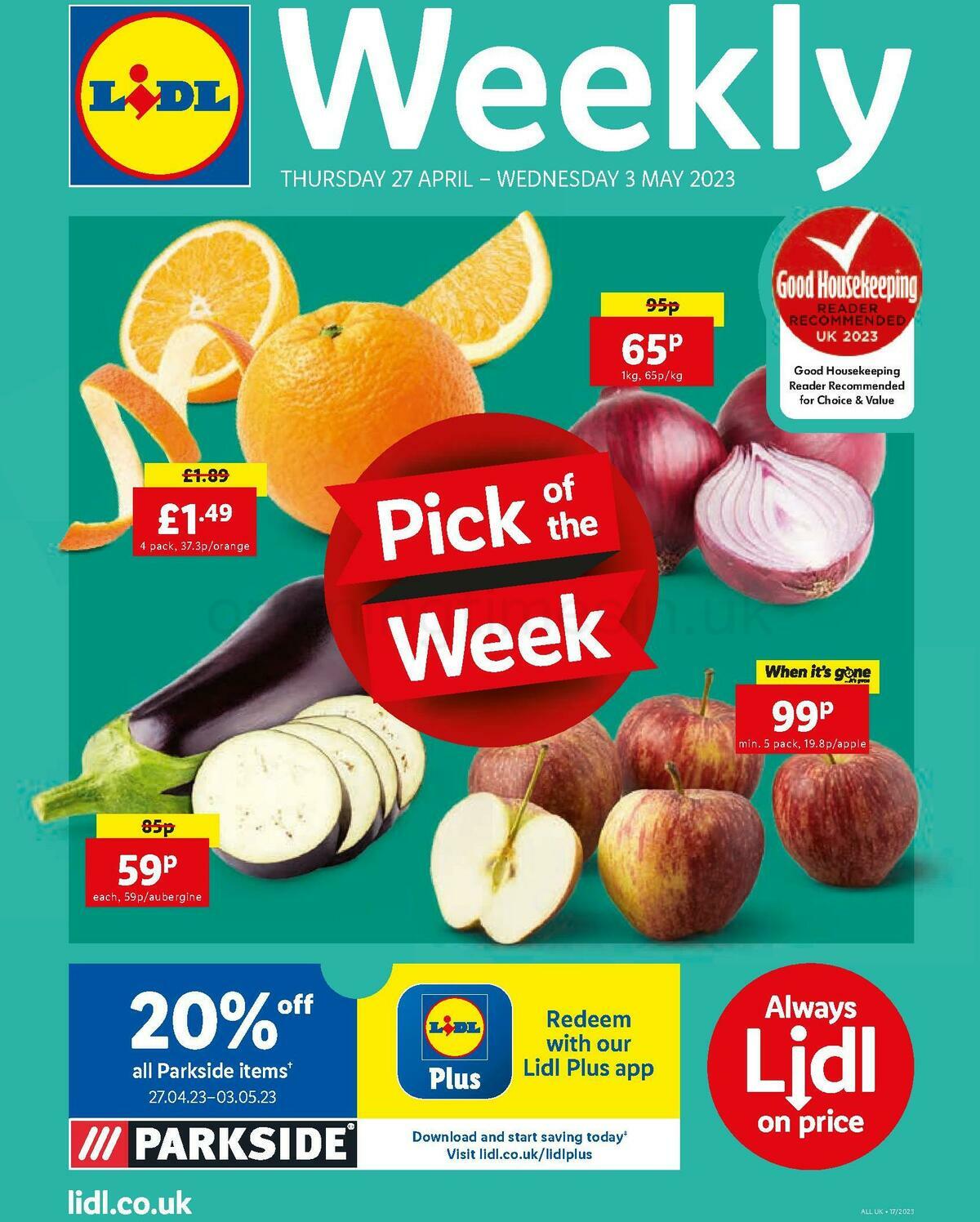 LIDL Offers from 27 April