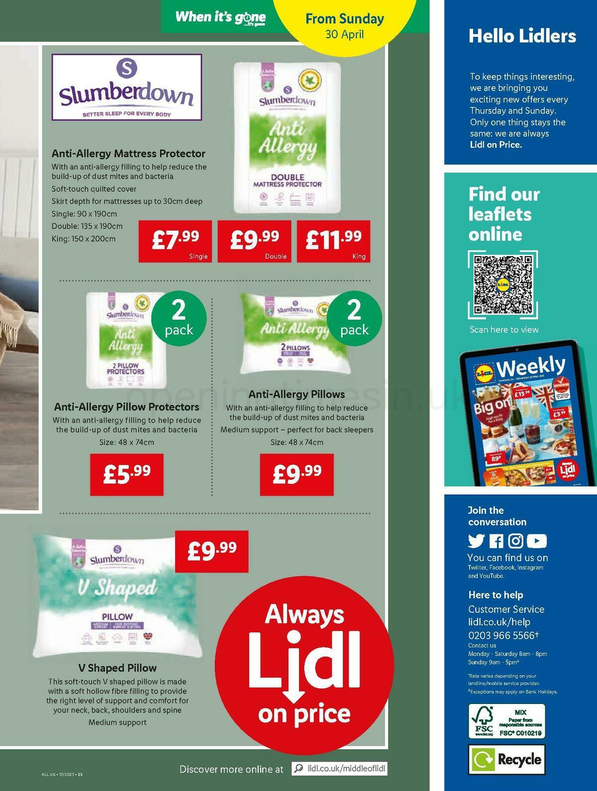 LIDL Offers from 27 April