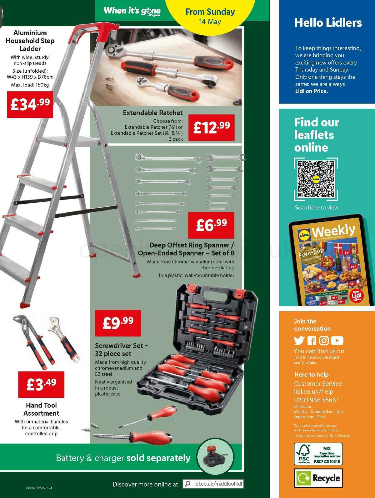 LIDL Offers from 11 May