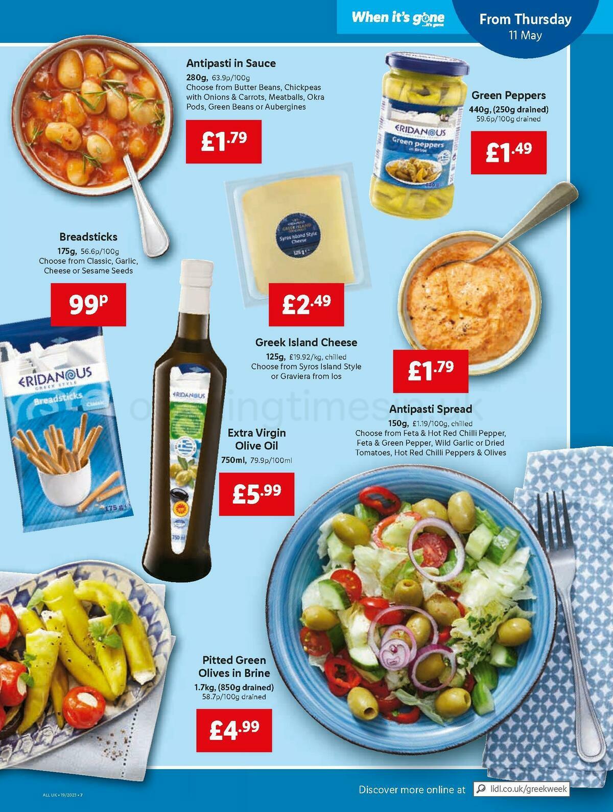 LIDL Offers from 11 May