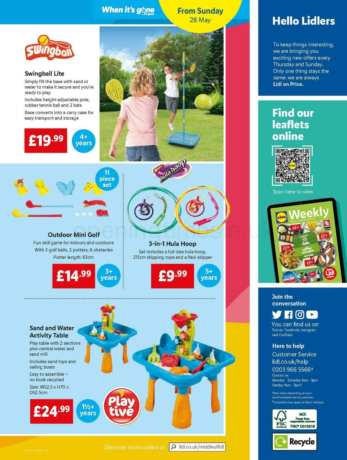 LIDL Offers from 25 May