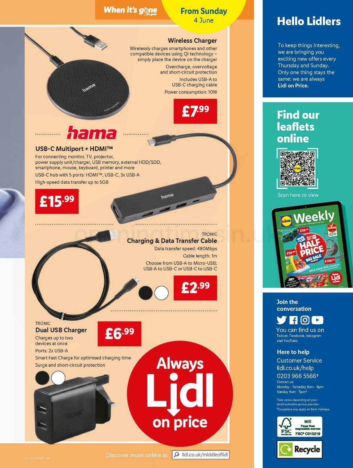 LIDL Offers from 1 June