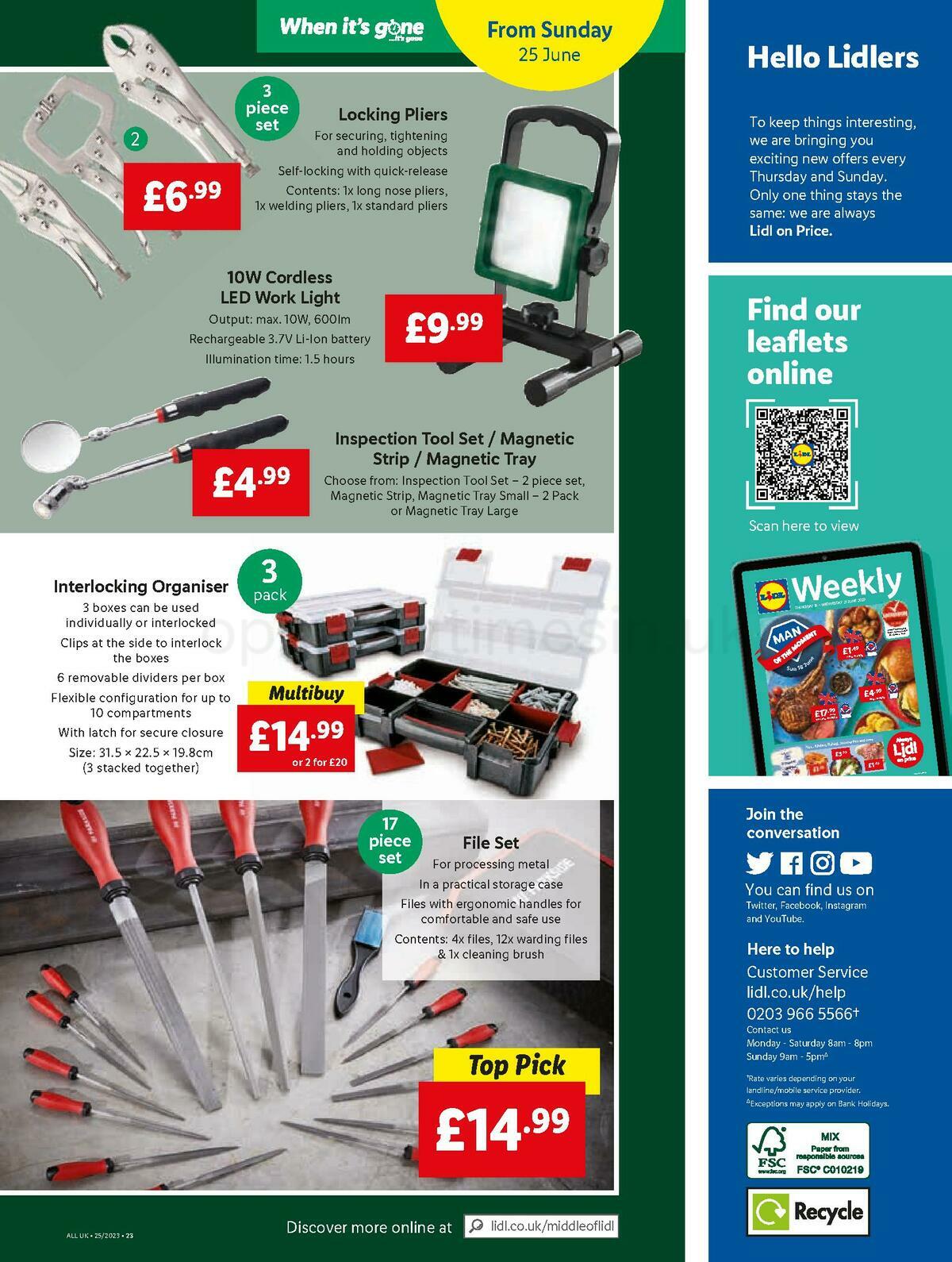 LIDL Offers from 22 June