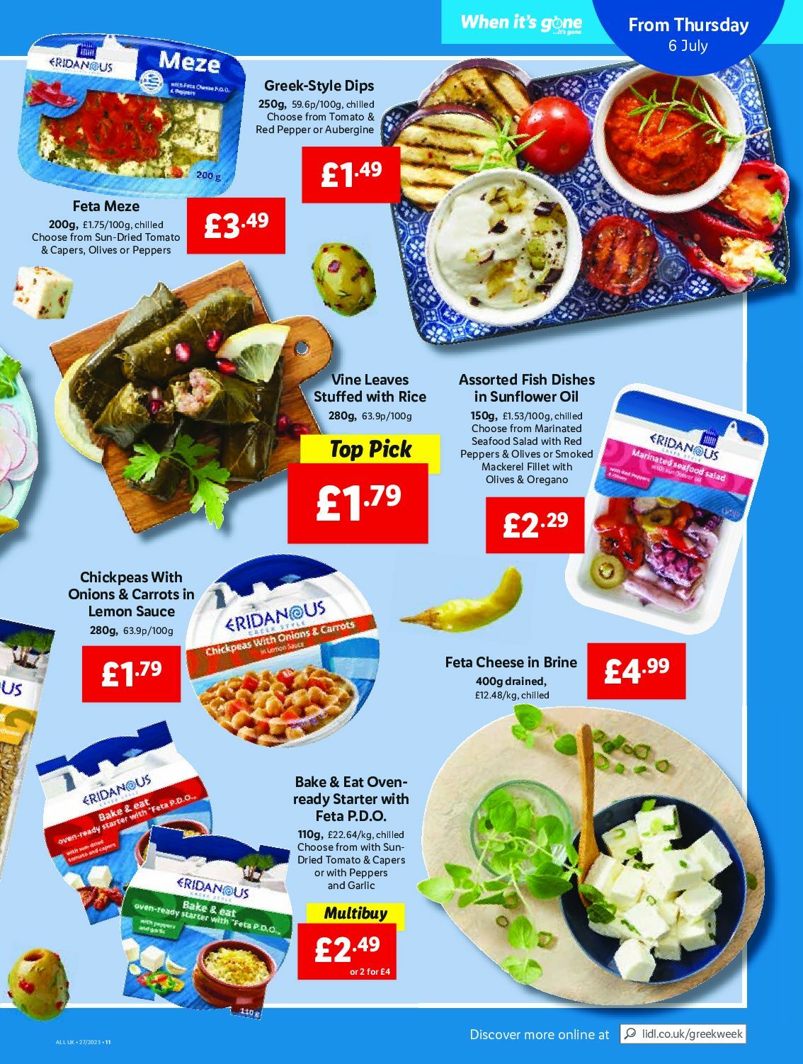 LIDL Offers from 6 July