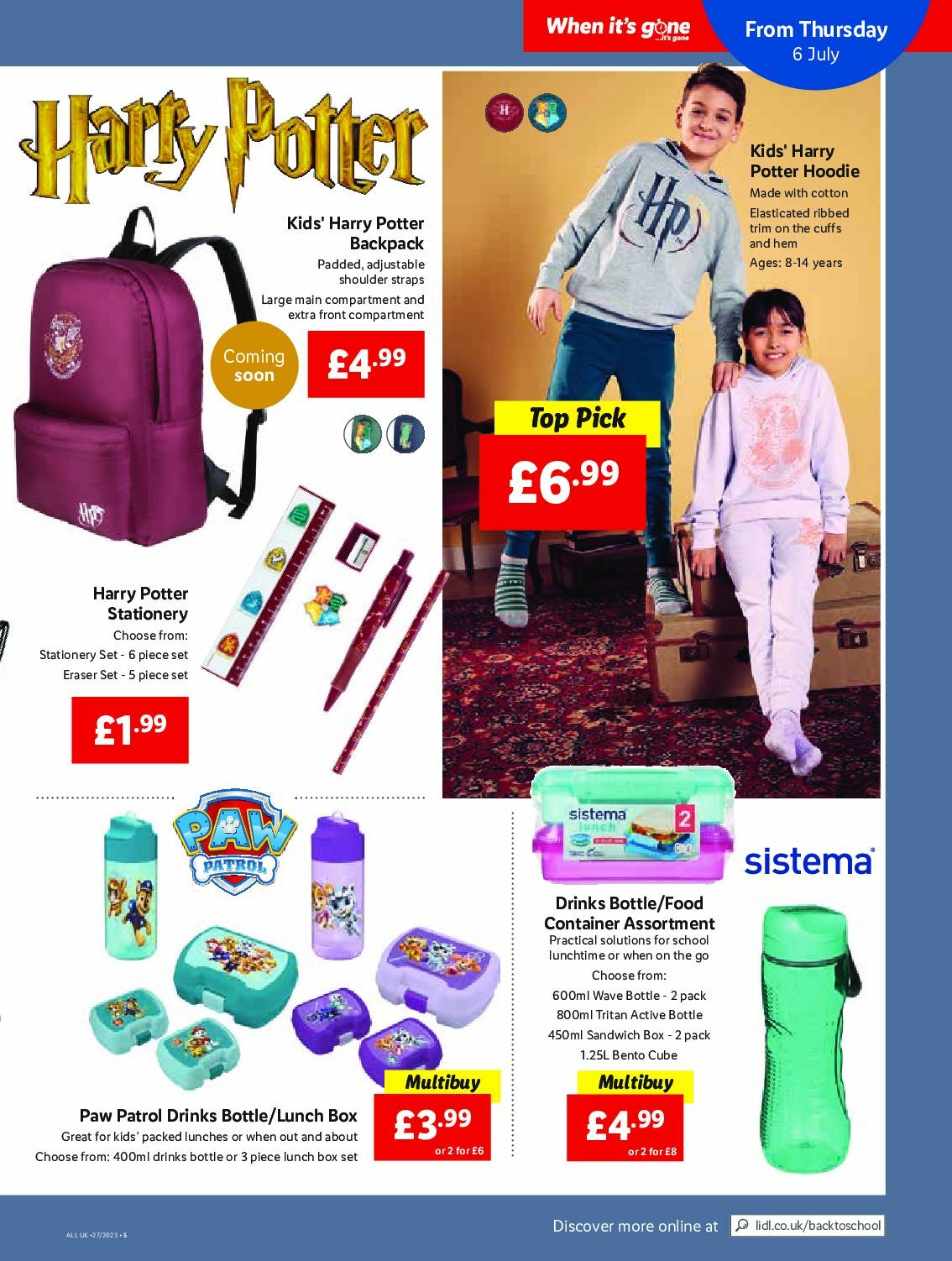 LIDL Offers from 6 July