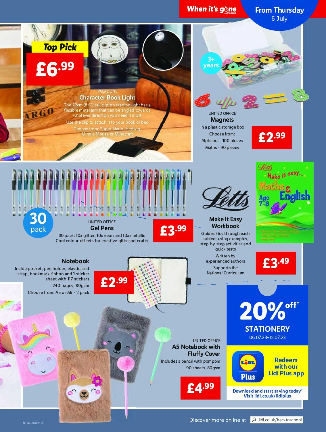 LIDL Offers from 6 July