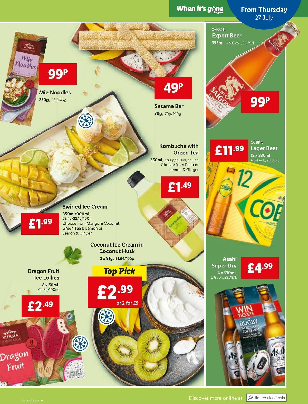 LIDL Offers from 27 July