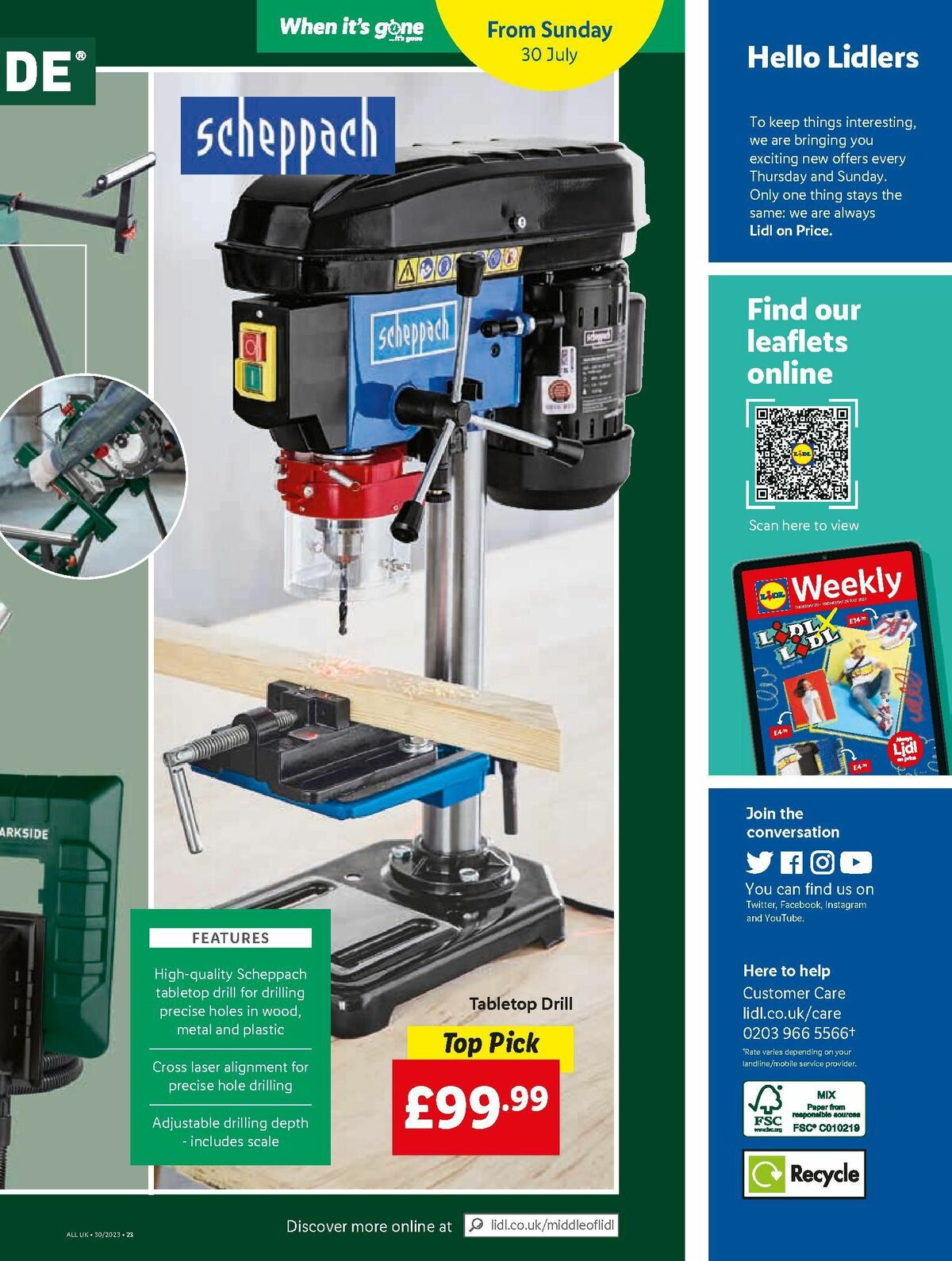 LIDL Offers from 27 July