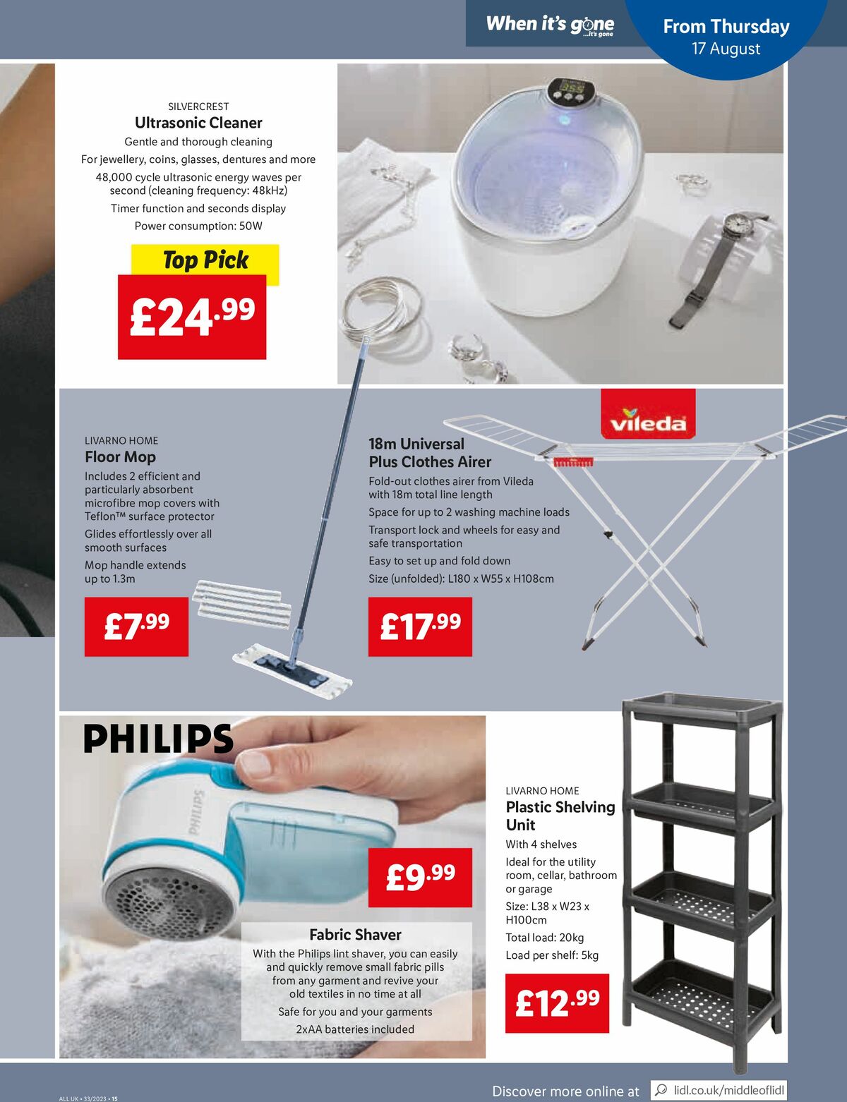 LIDL Offers from 17 August