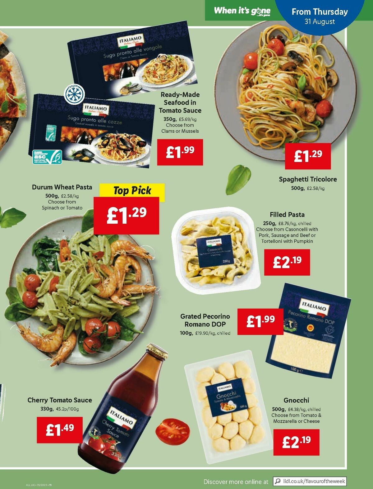 LIDL Offers from 31 August