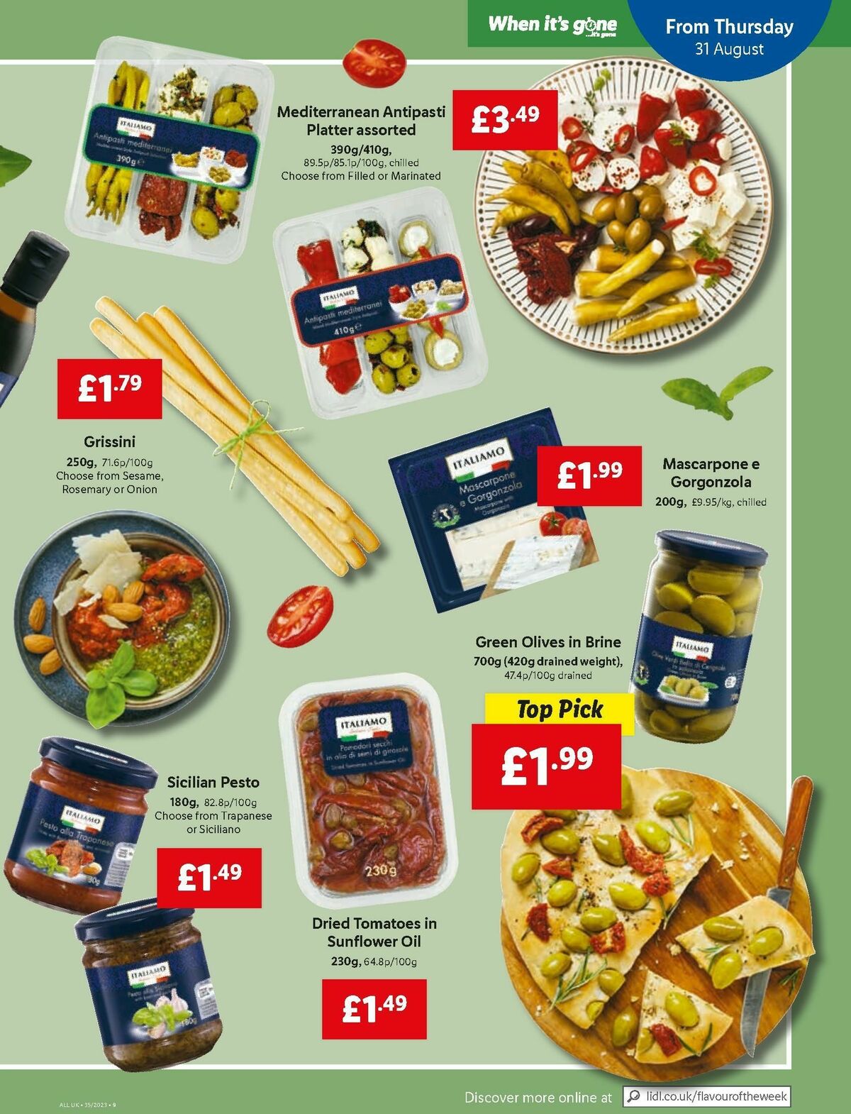 LIDL Offers from 31 August