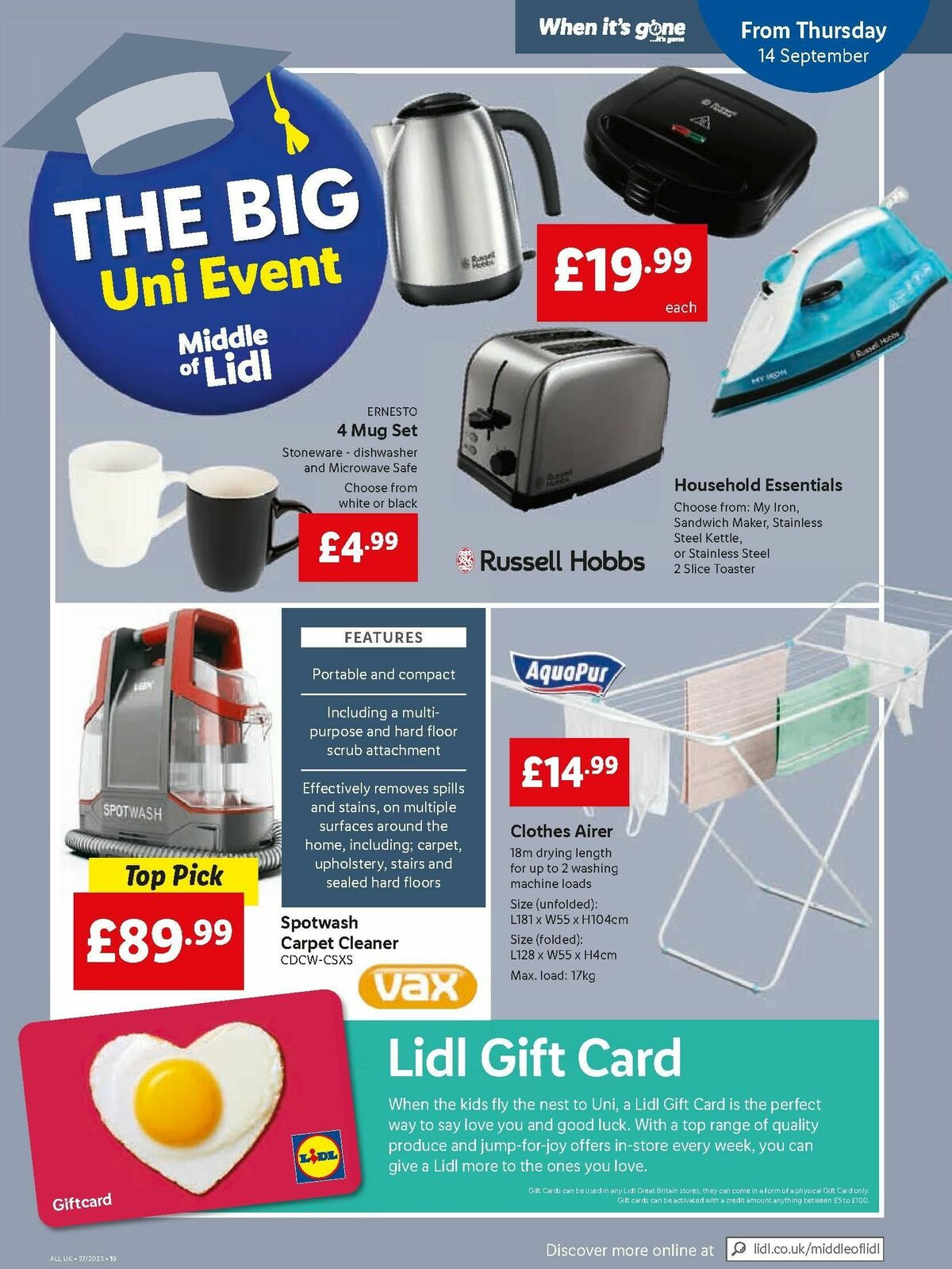 LIDL Offers from 14 September