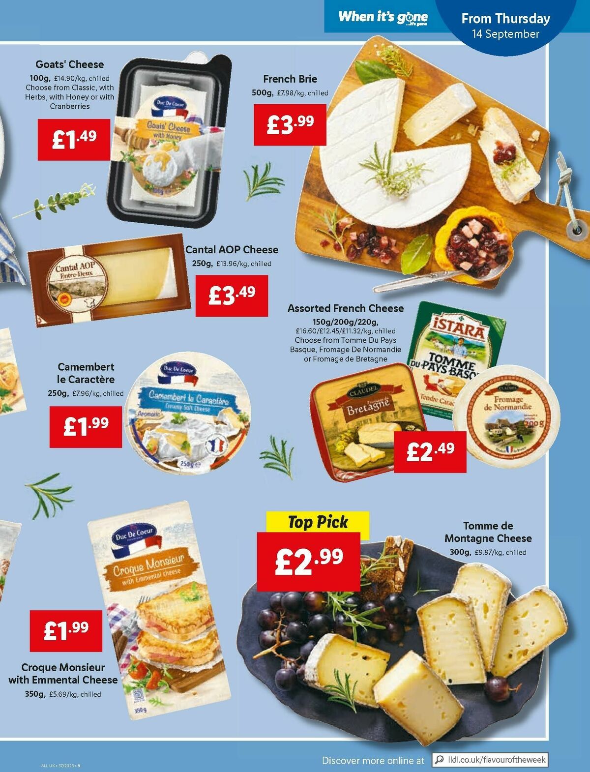 LIDL Offers from 14 September