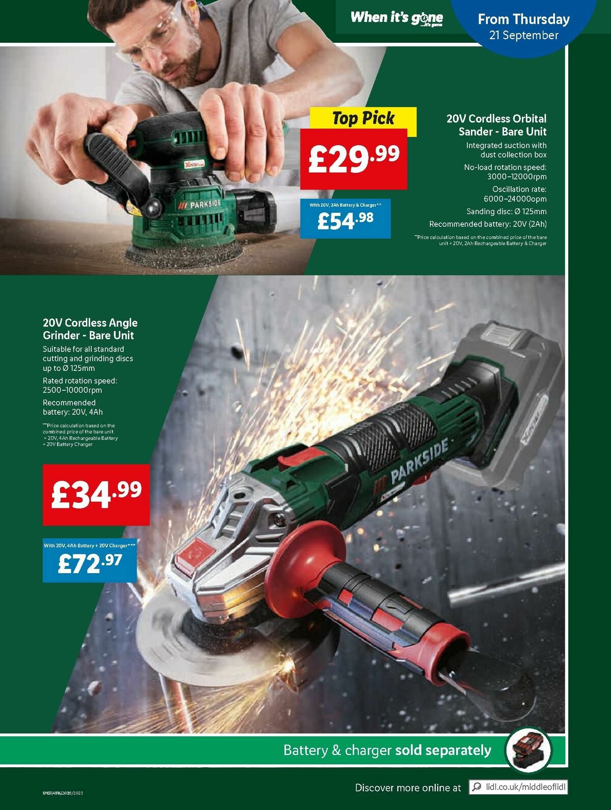 LIDL Offers from 21 September