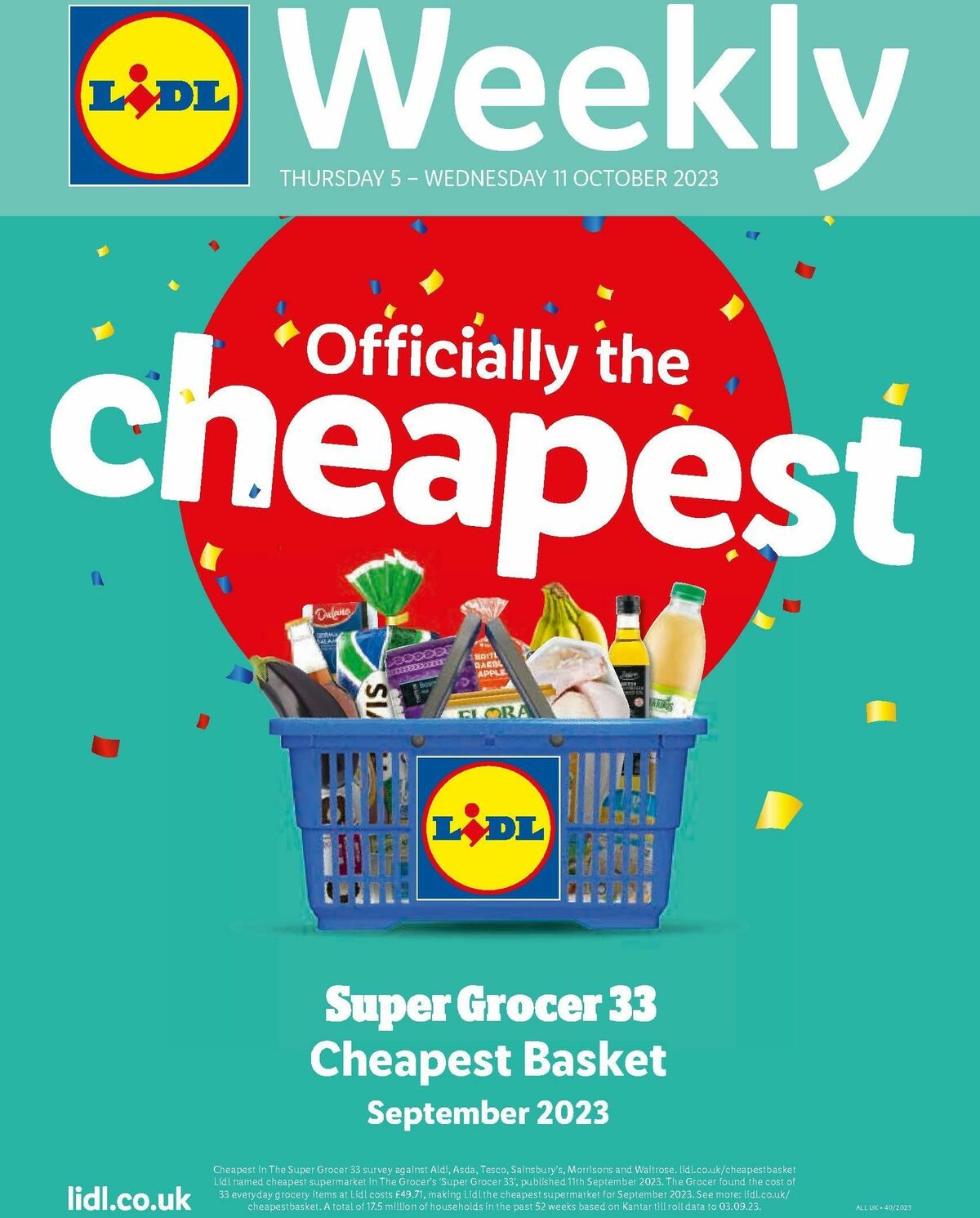 LIDL Offers from 5 October