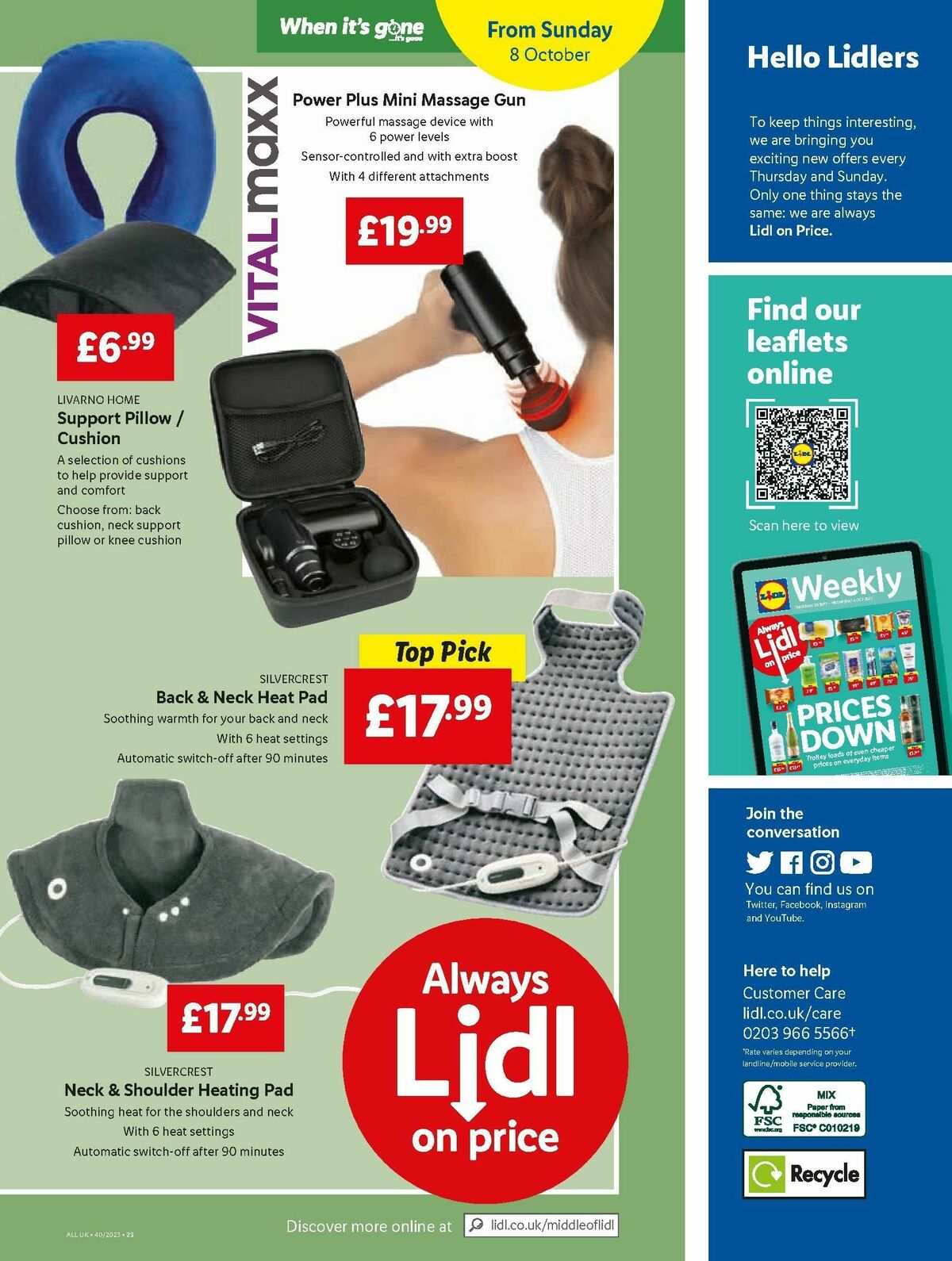LIDL Offers from 5 October