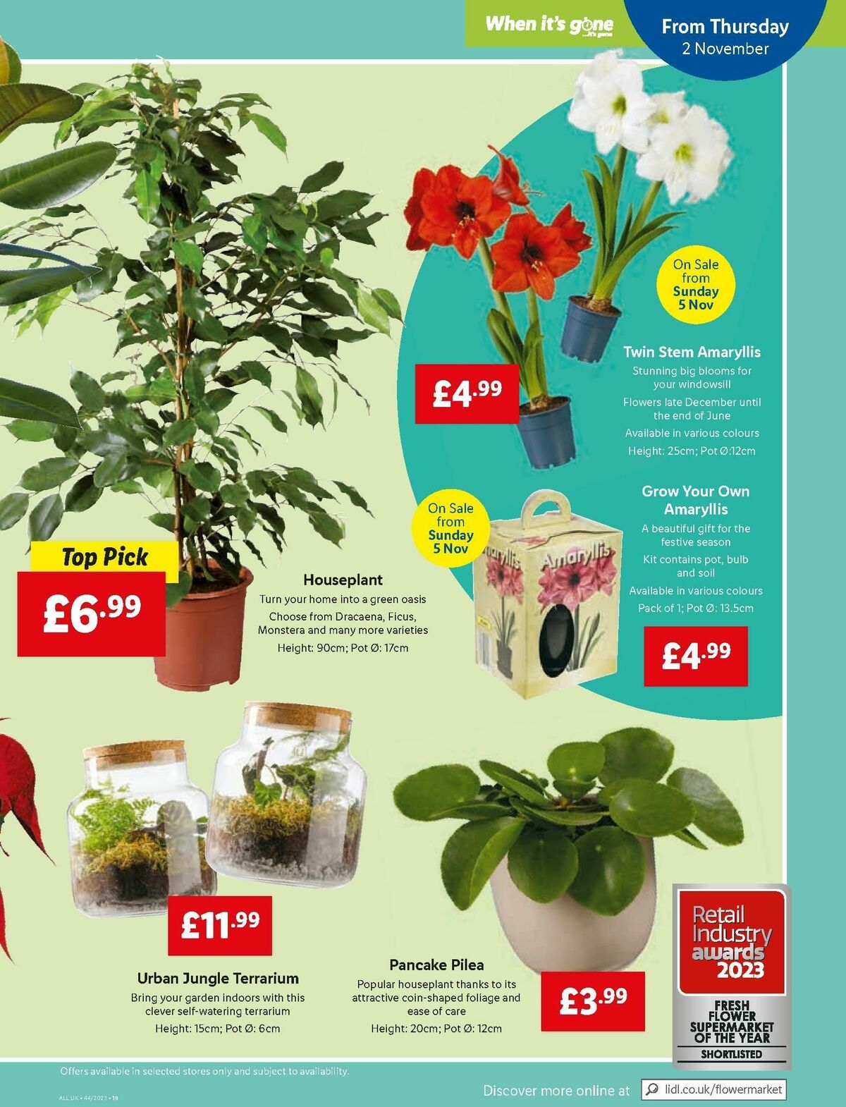 LIDL Offers from 2 November