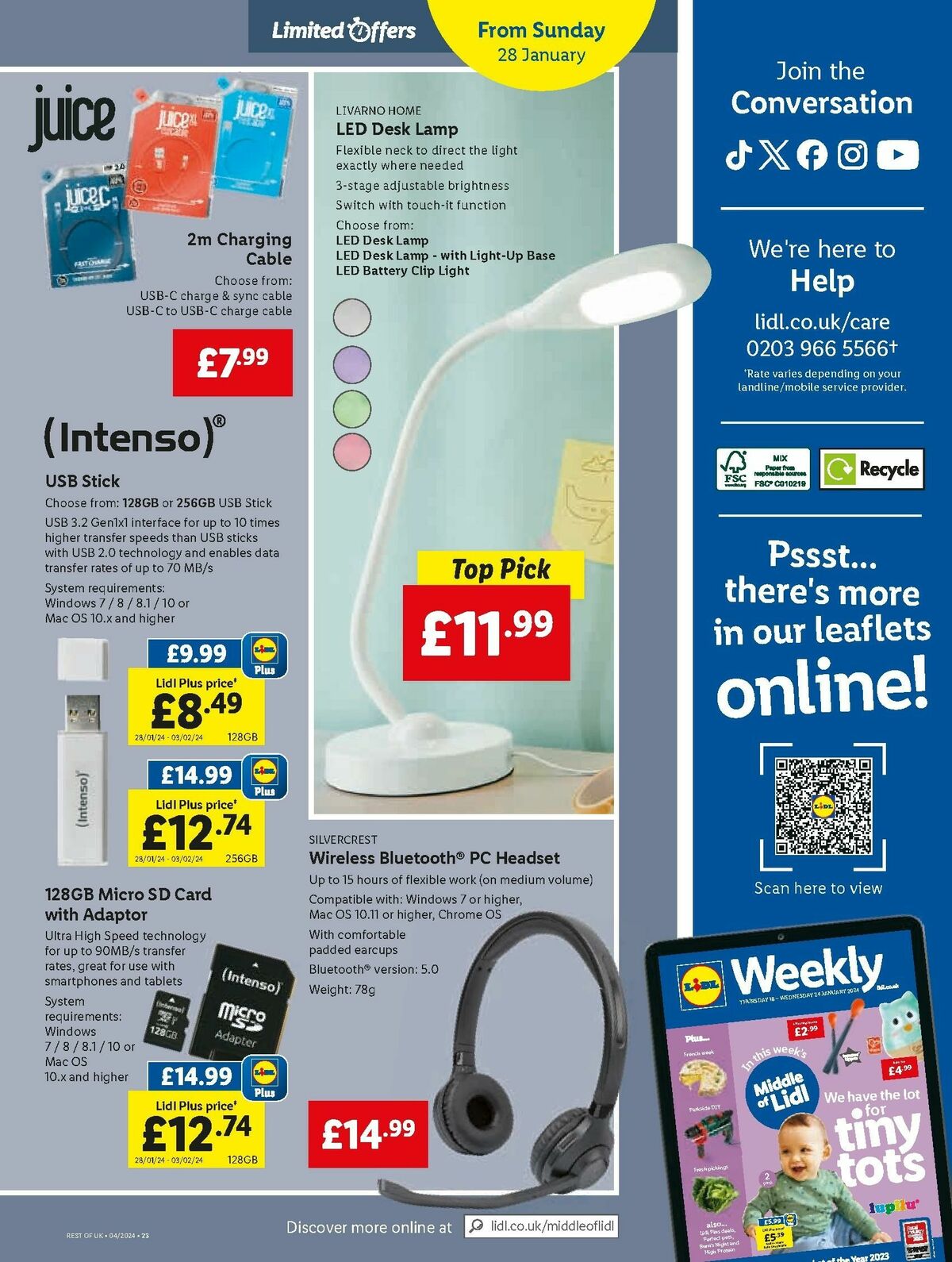 LIDL Offers from 25 January