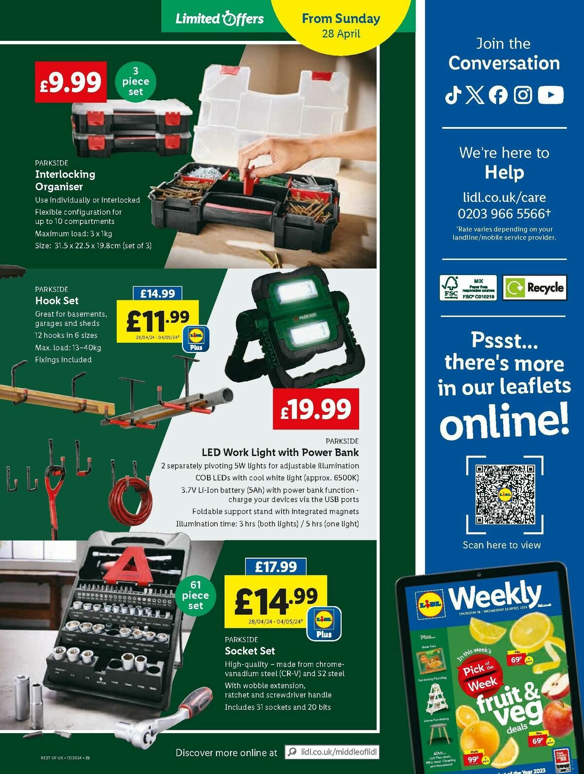 LIDL Offers from 25 April