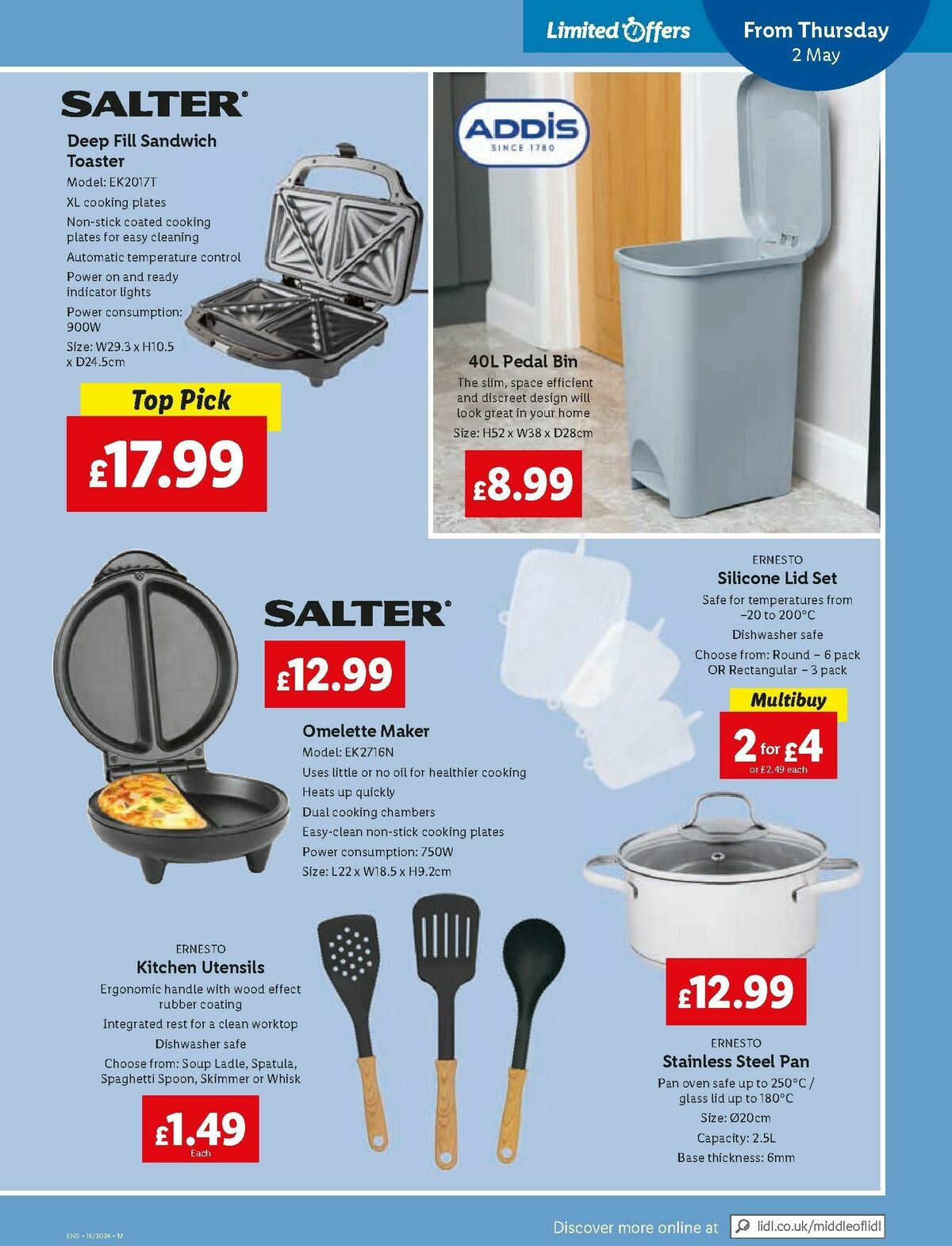 LIDL Offers from 2 May