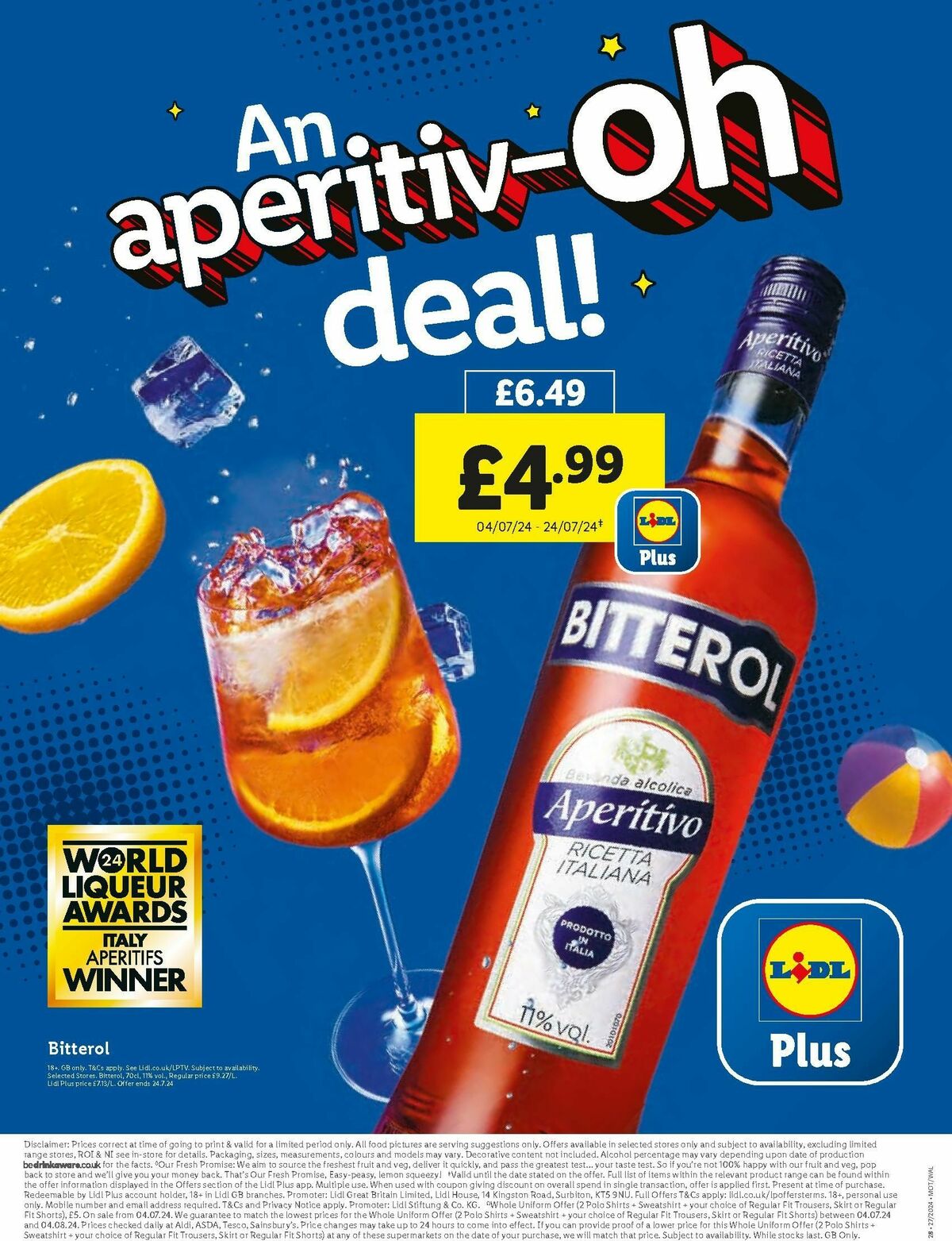 LIDL Offers from 4 July