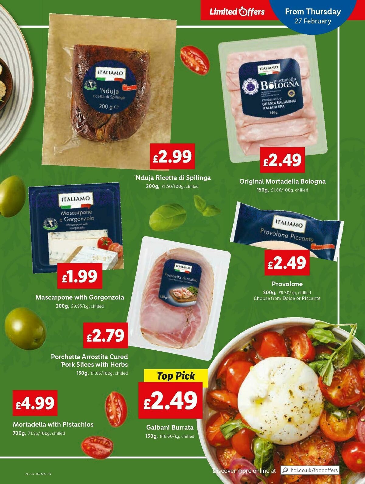 LIDL Wales Offers from 27 February
