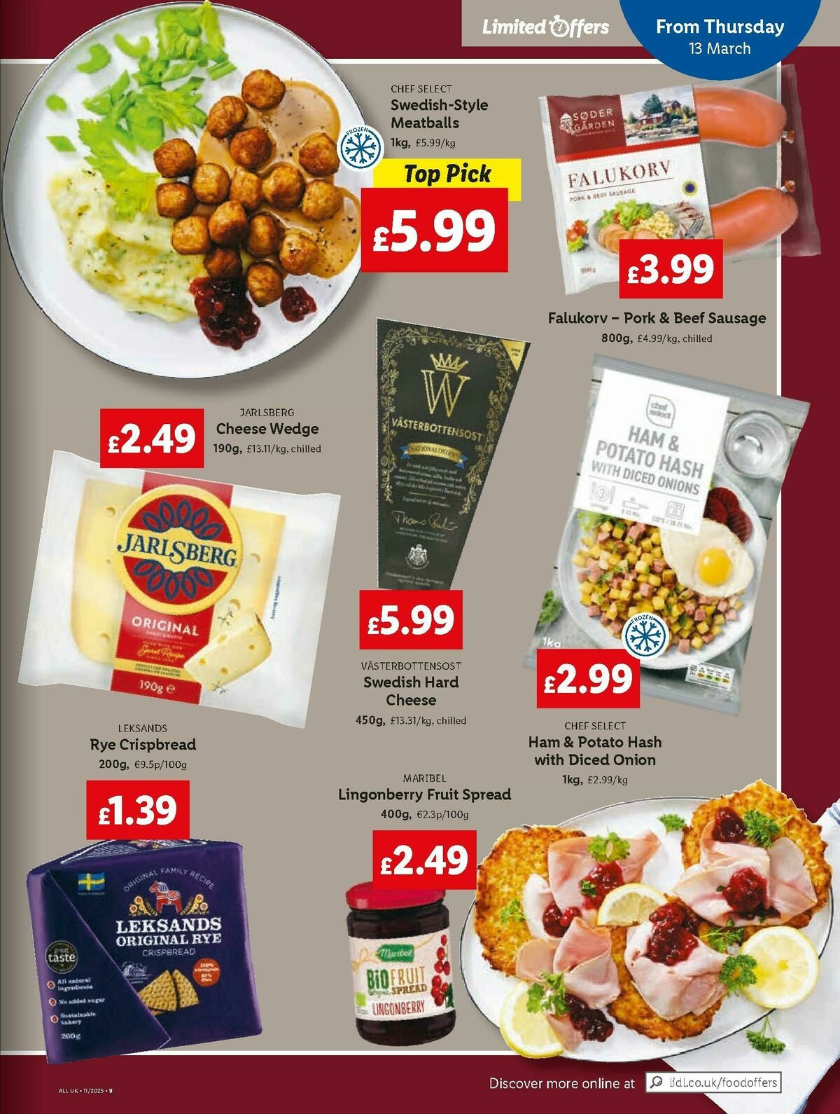 LIDL Wales Offers from 13 March