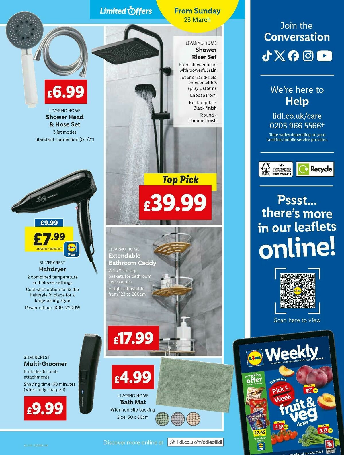 LIDL Scotland Offers from 20 March