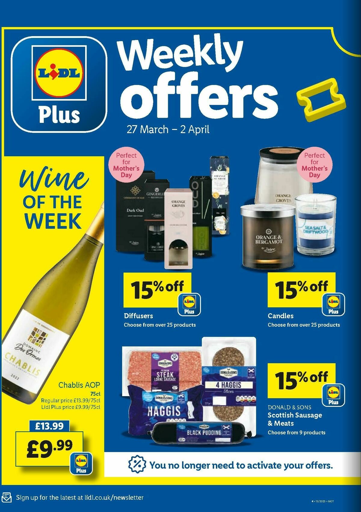 LIDL Scotland Offers from 27 March