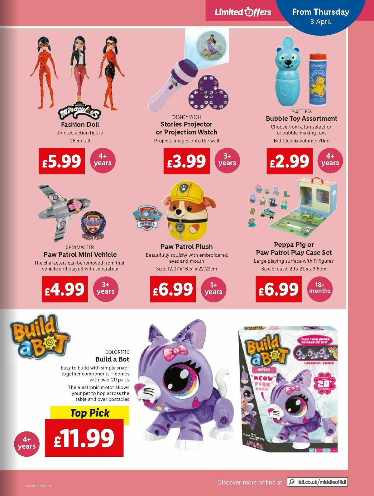 LIDL Offers from 3 April