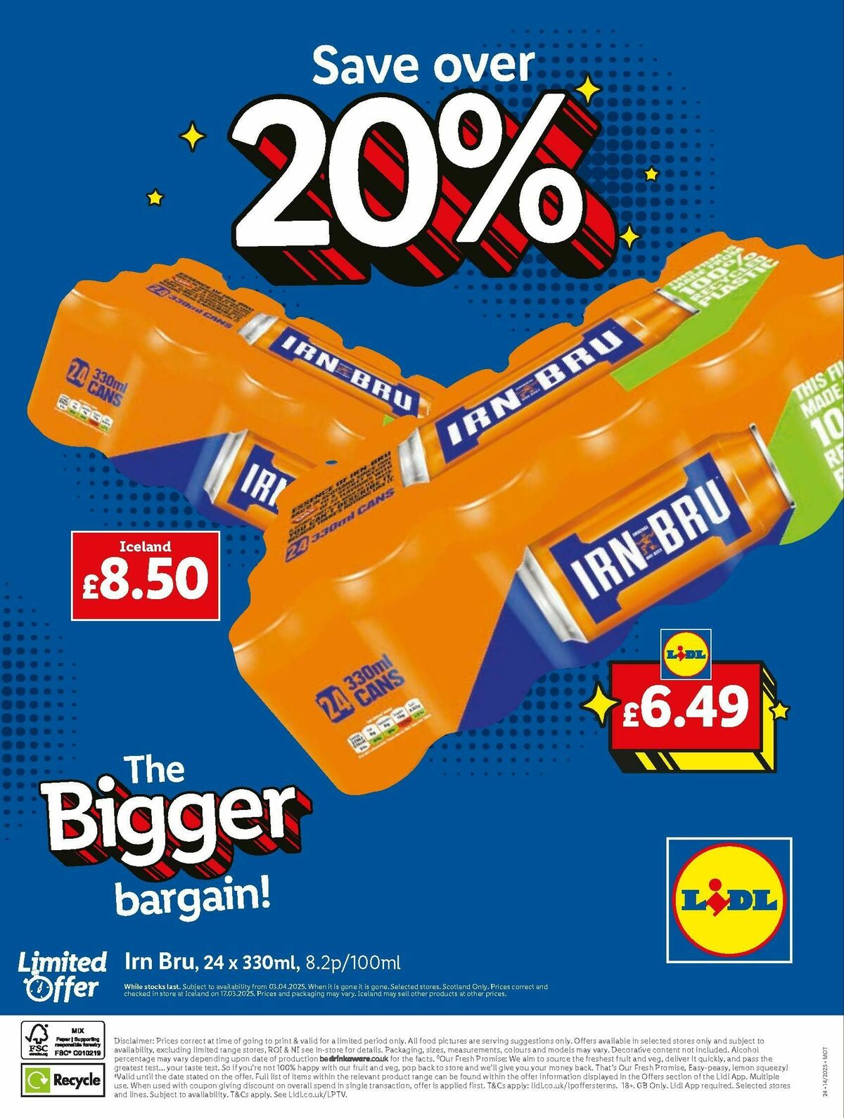 LIDL Scotland Offers from 3 April
