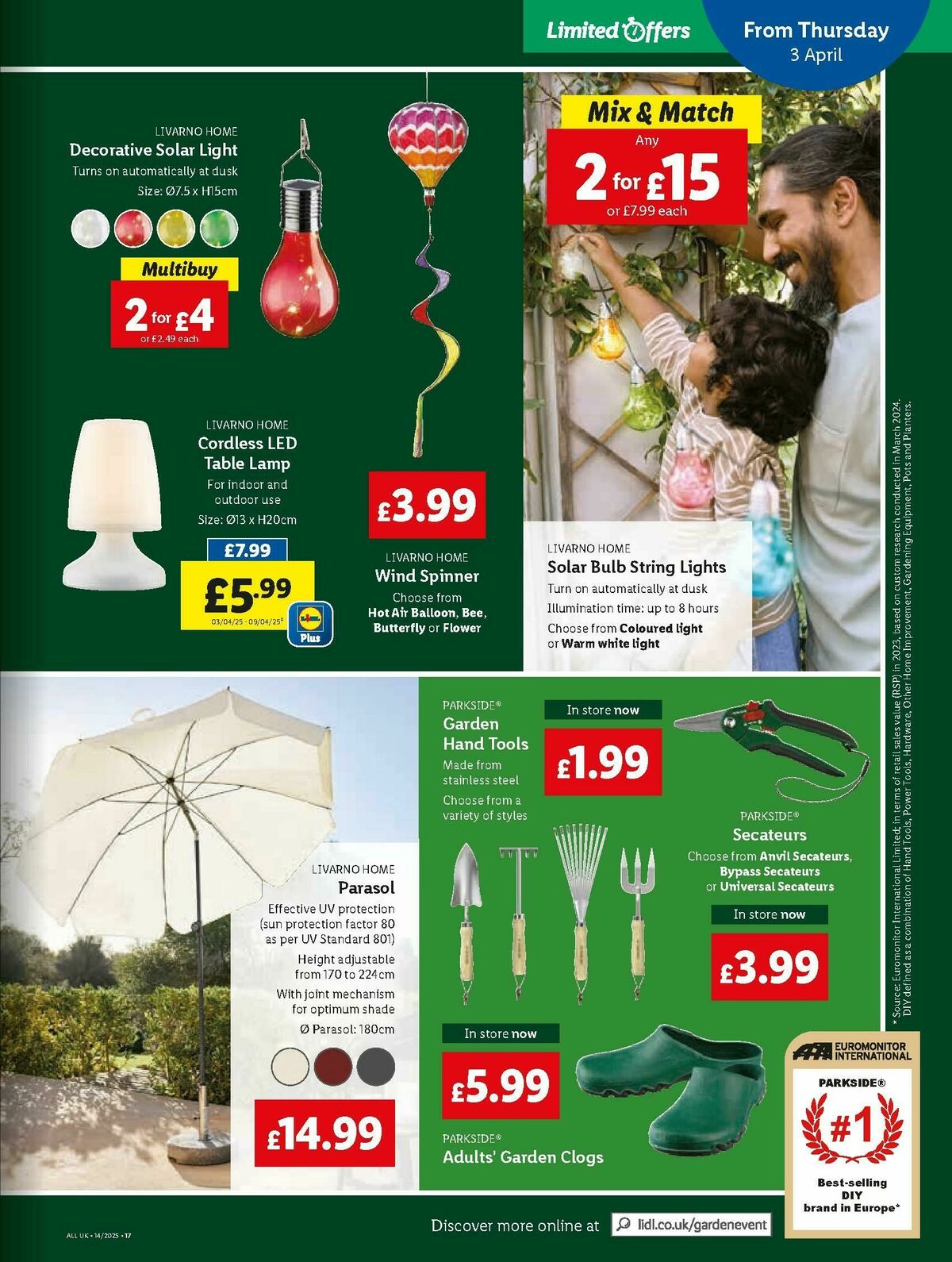 LIDL Wales Offers from 3 April