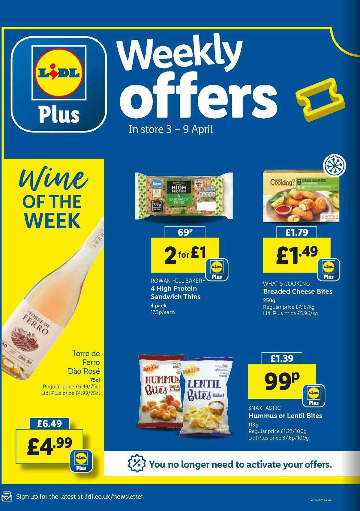 LIDL Wales Offers from 3 April